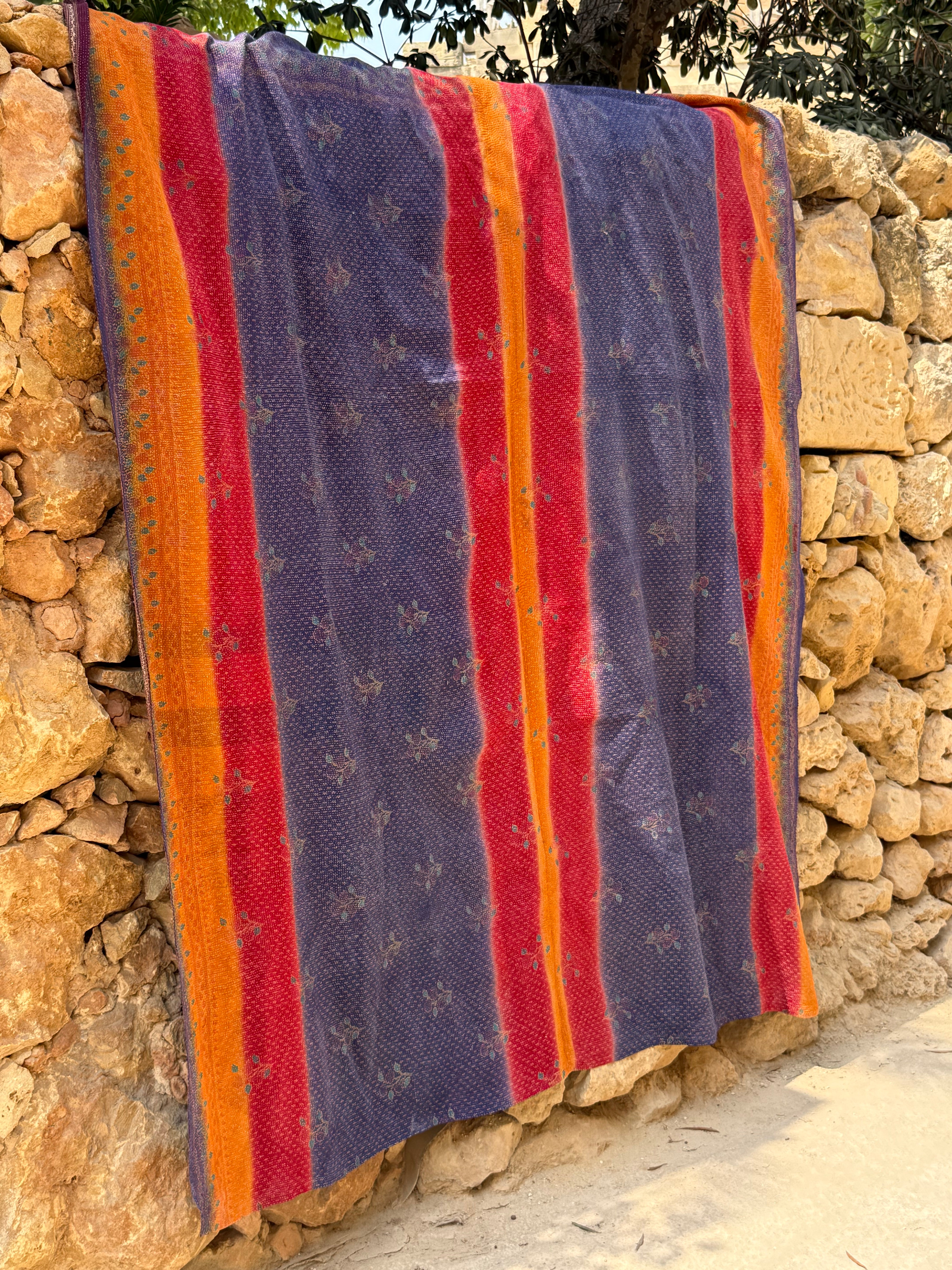 Kantha Quilt ~ Joy