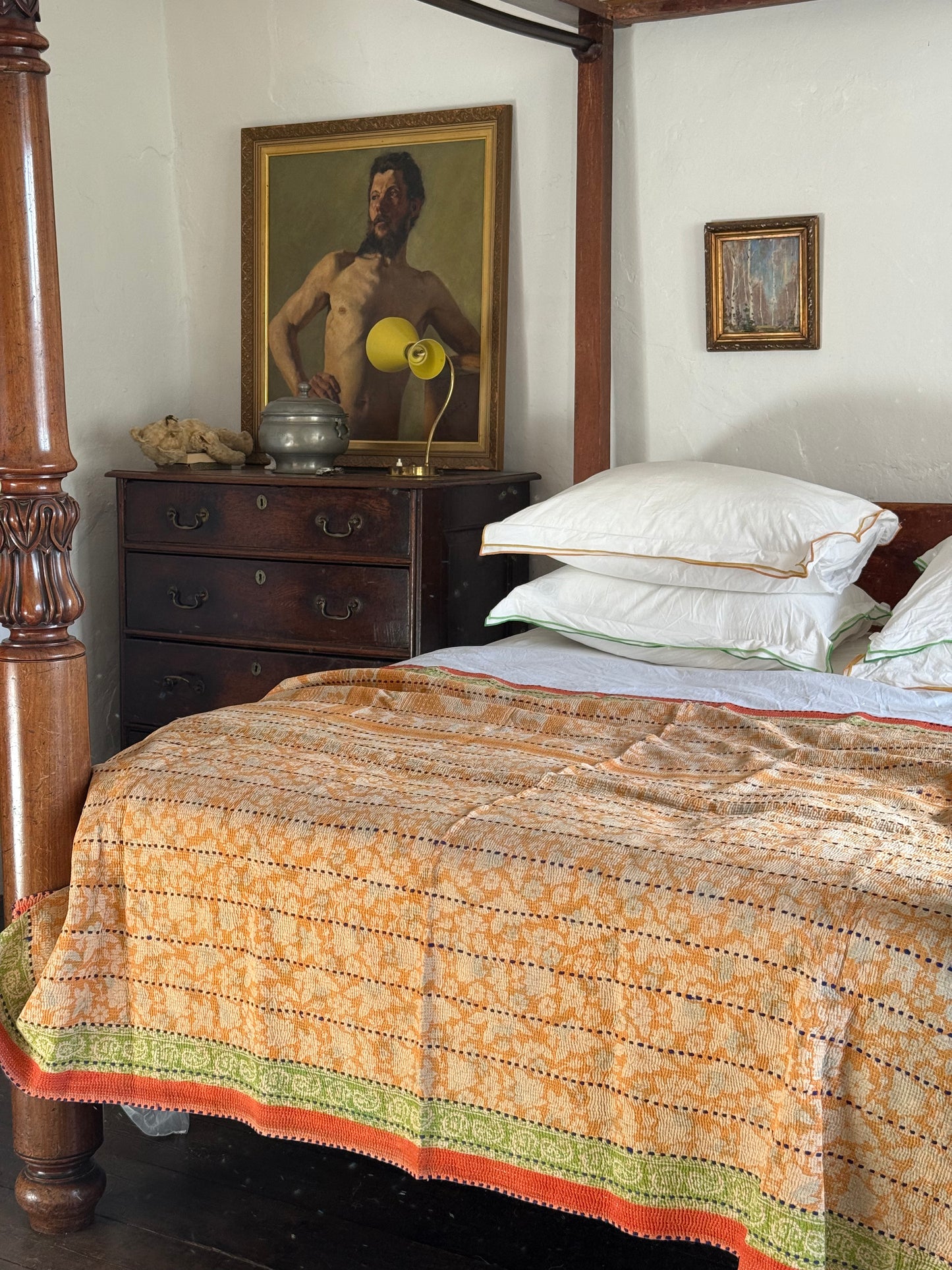 Kantha Quilt ~ Savanna