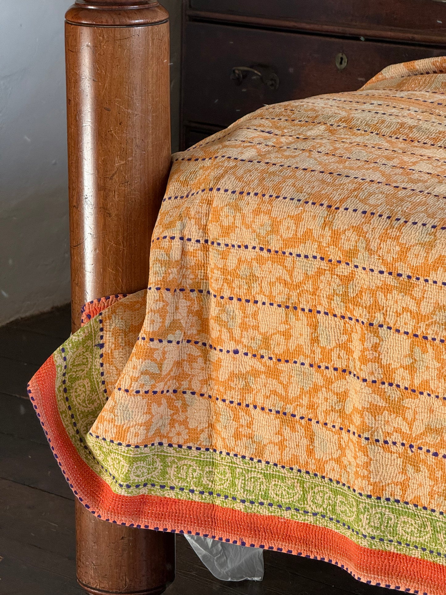 Kantha Quilt ~ Savanna