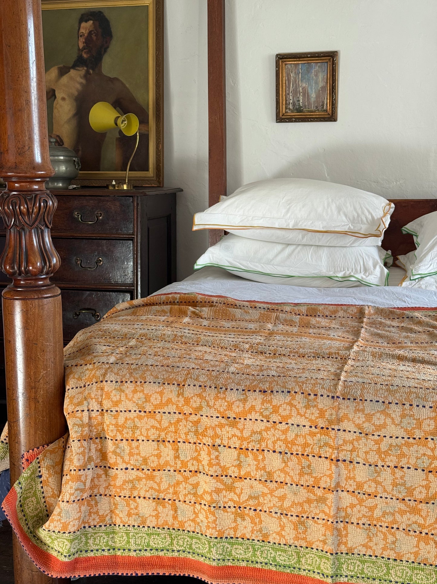 Kantha Quilt ~ Savanna