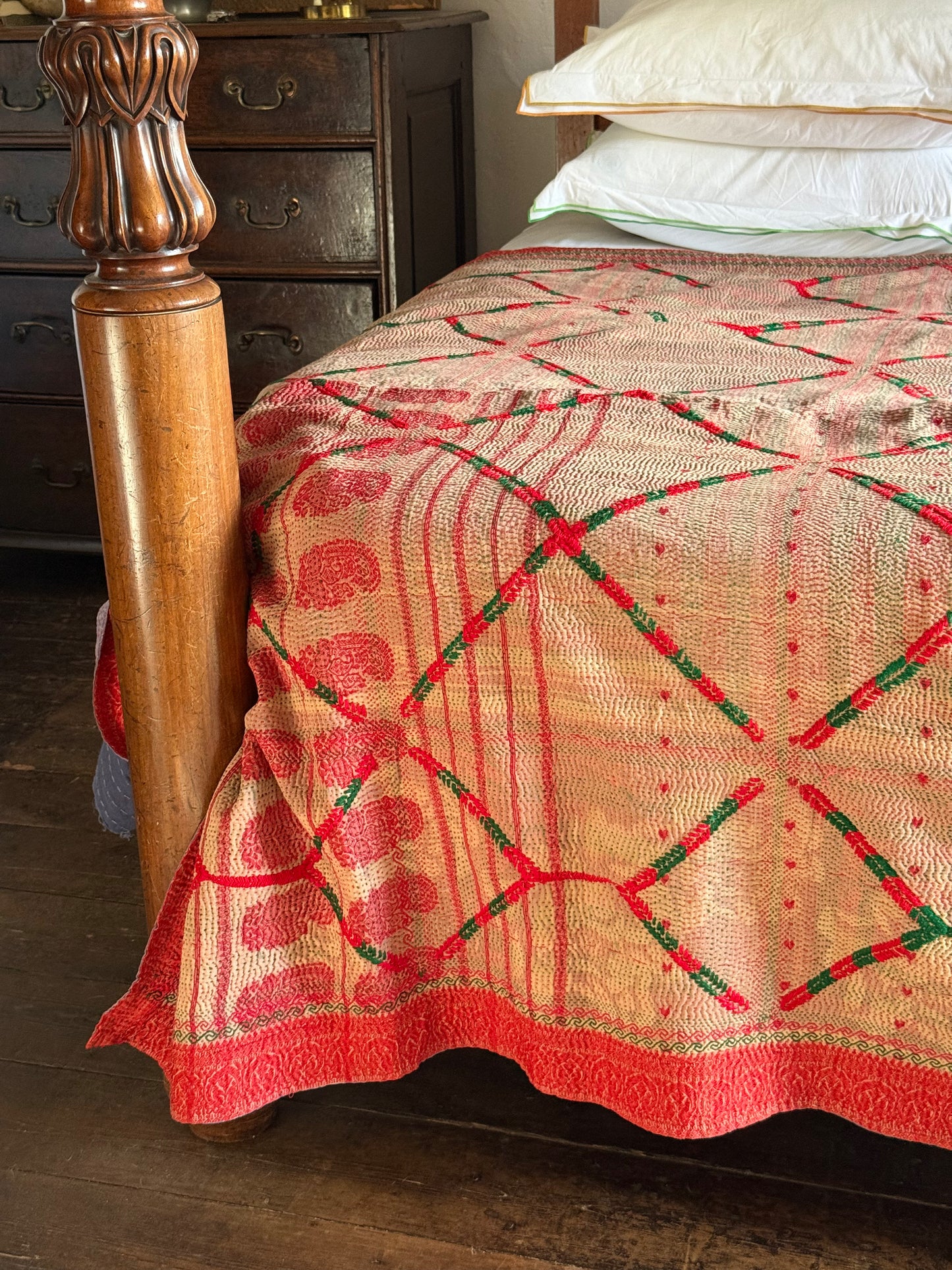 Kantha Quilt ~ Winnie