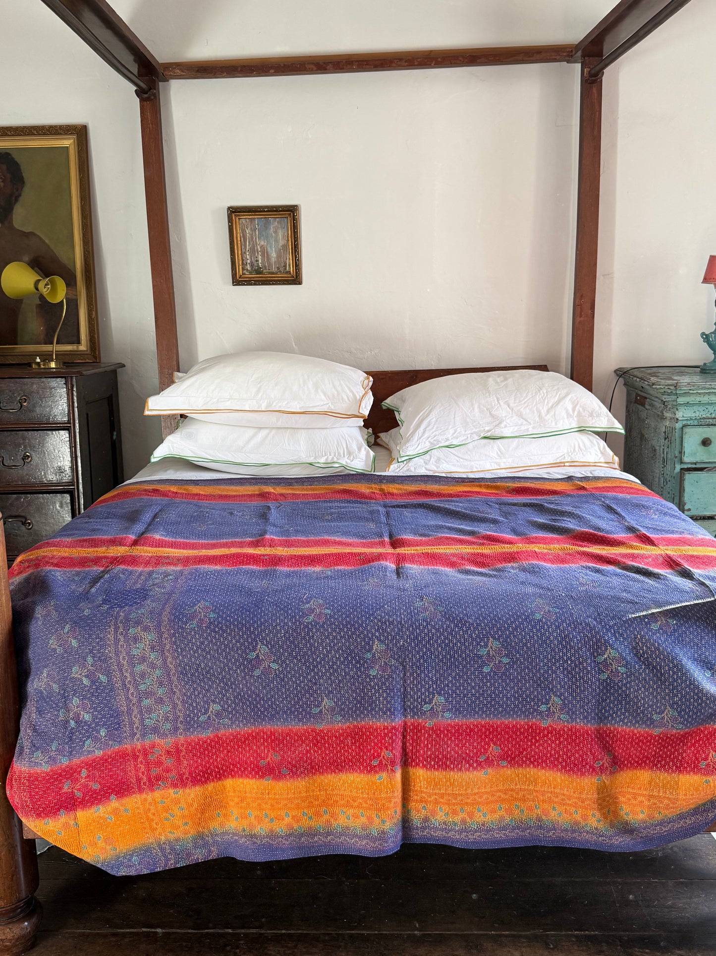Kantha Quilt ~ Joy