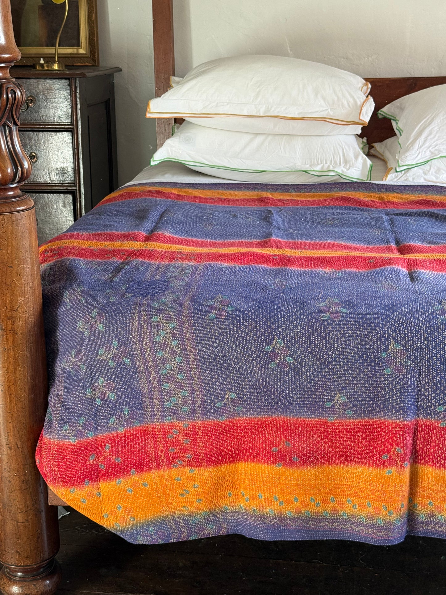 Kantha Quilt ~ Joy