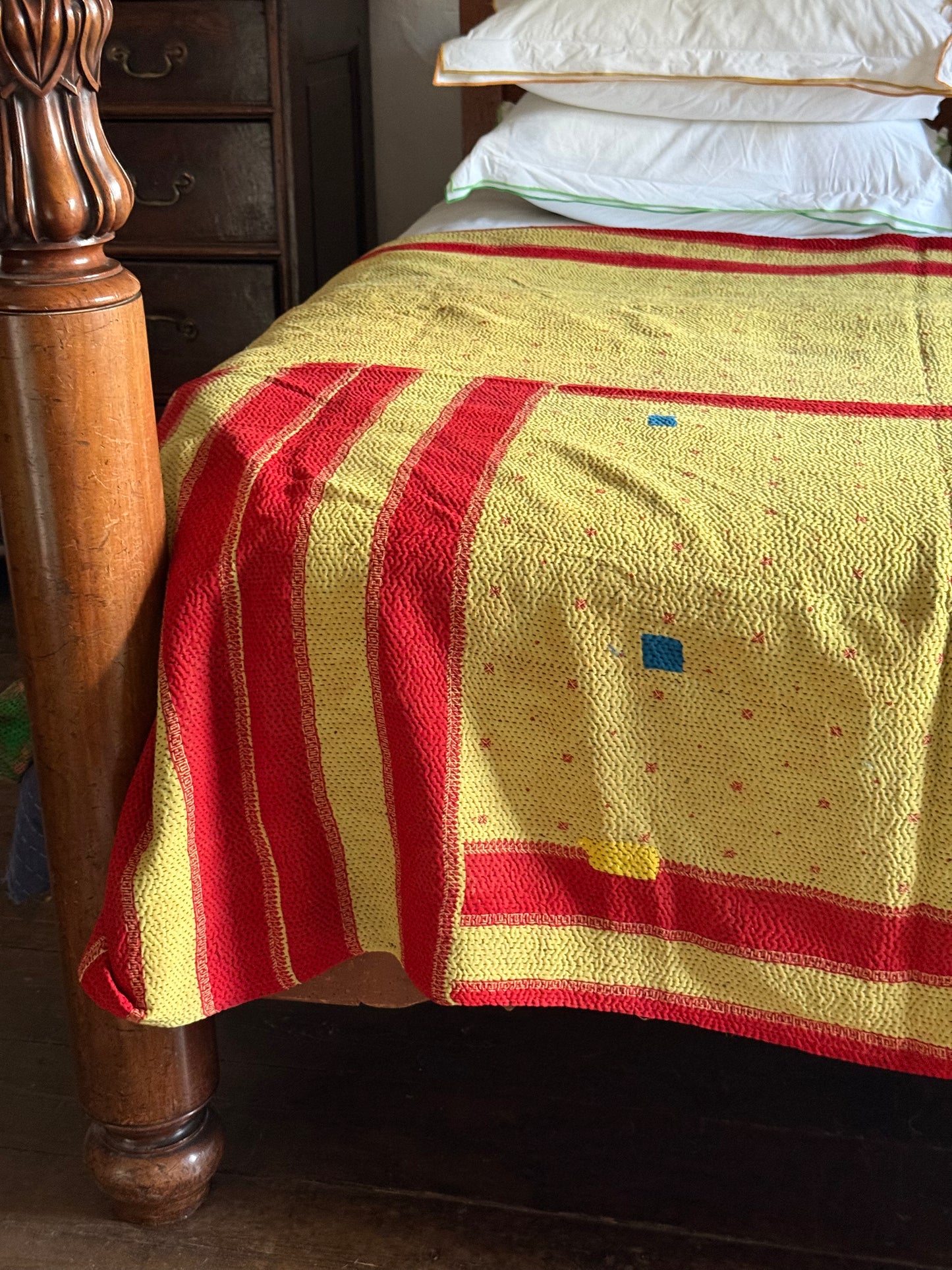 Kantha Quilt ~ Roxanne