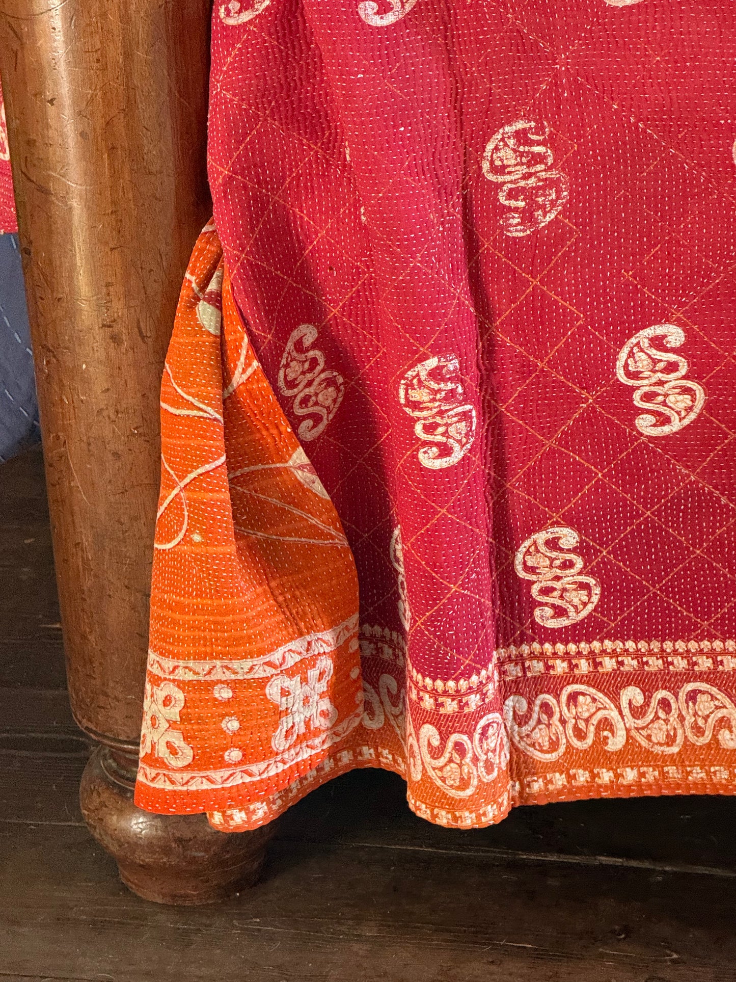 Kantha Quilt ~ Scarlette