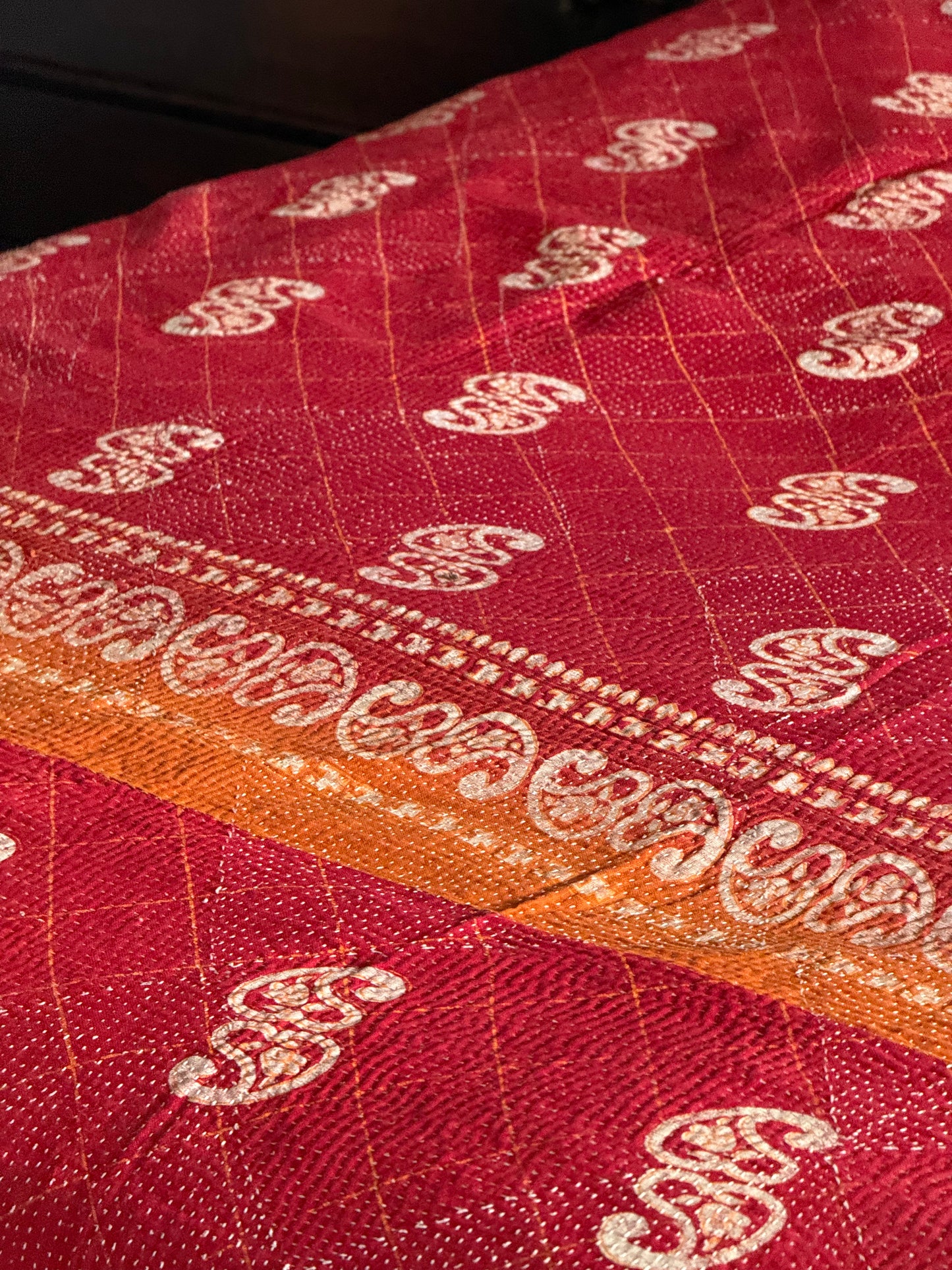 Kantha Quilt ~ Scarlette
