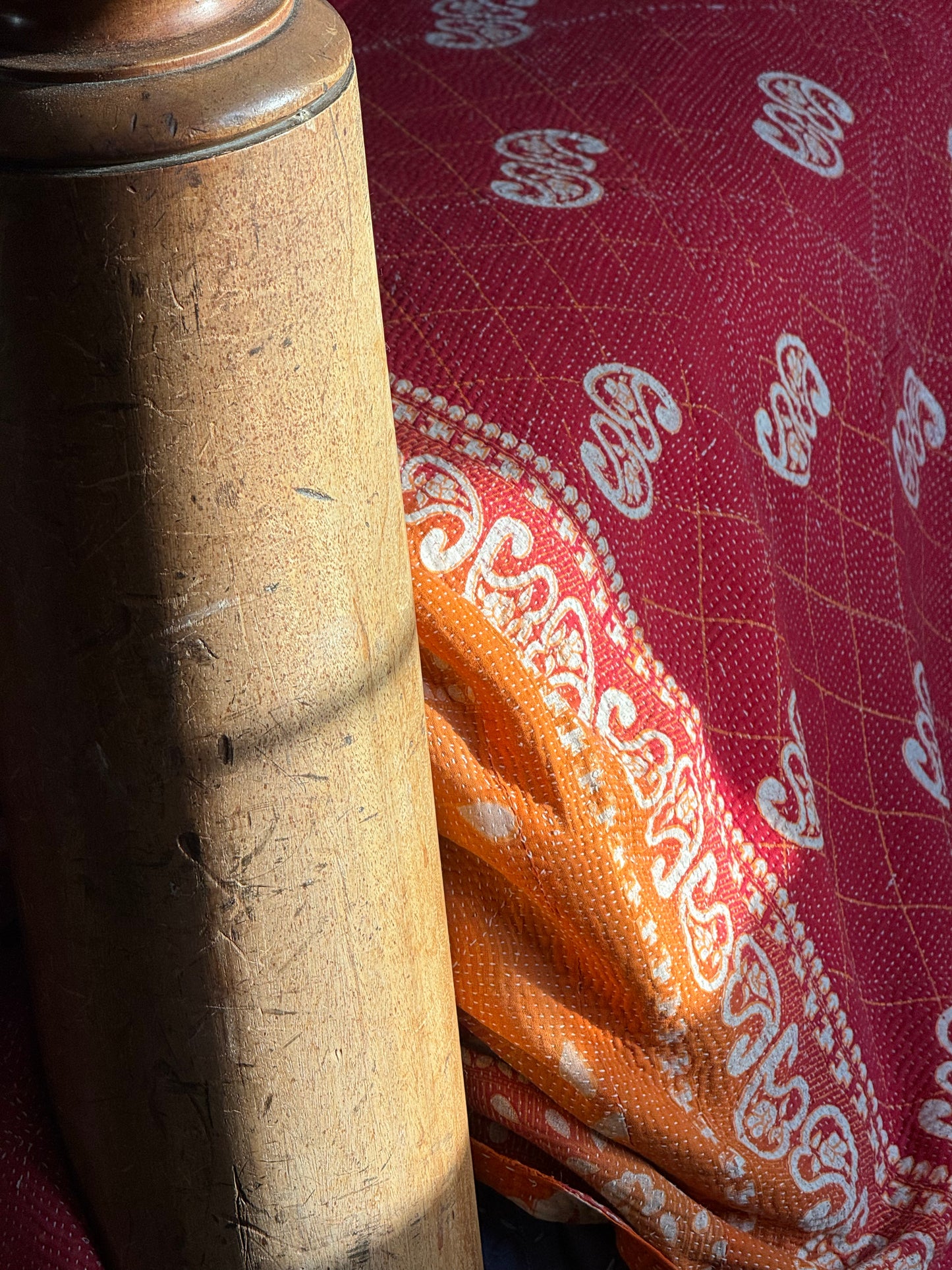 Kantha Quilt ~ Scarlette