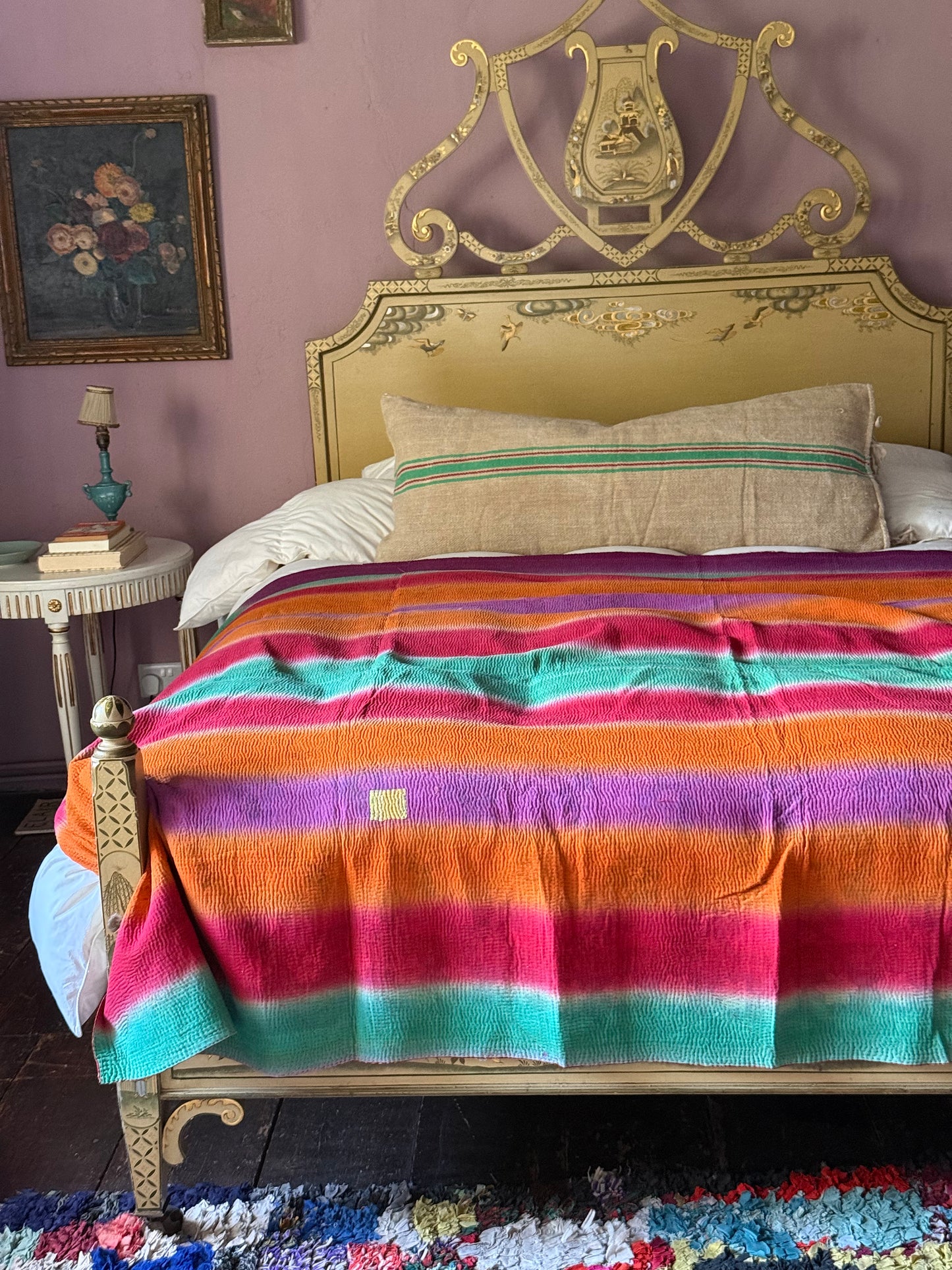 Kantha Quilt ~ Bonnie
