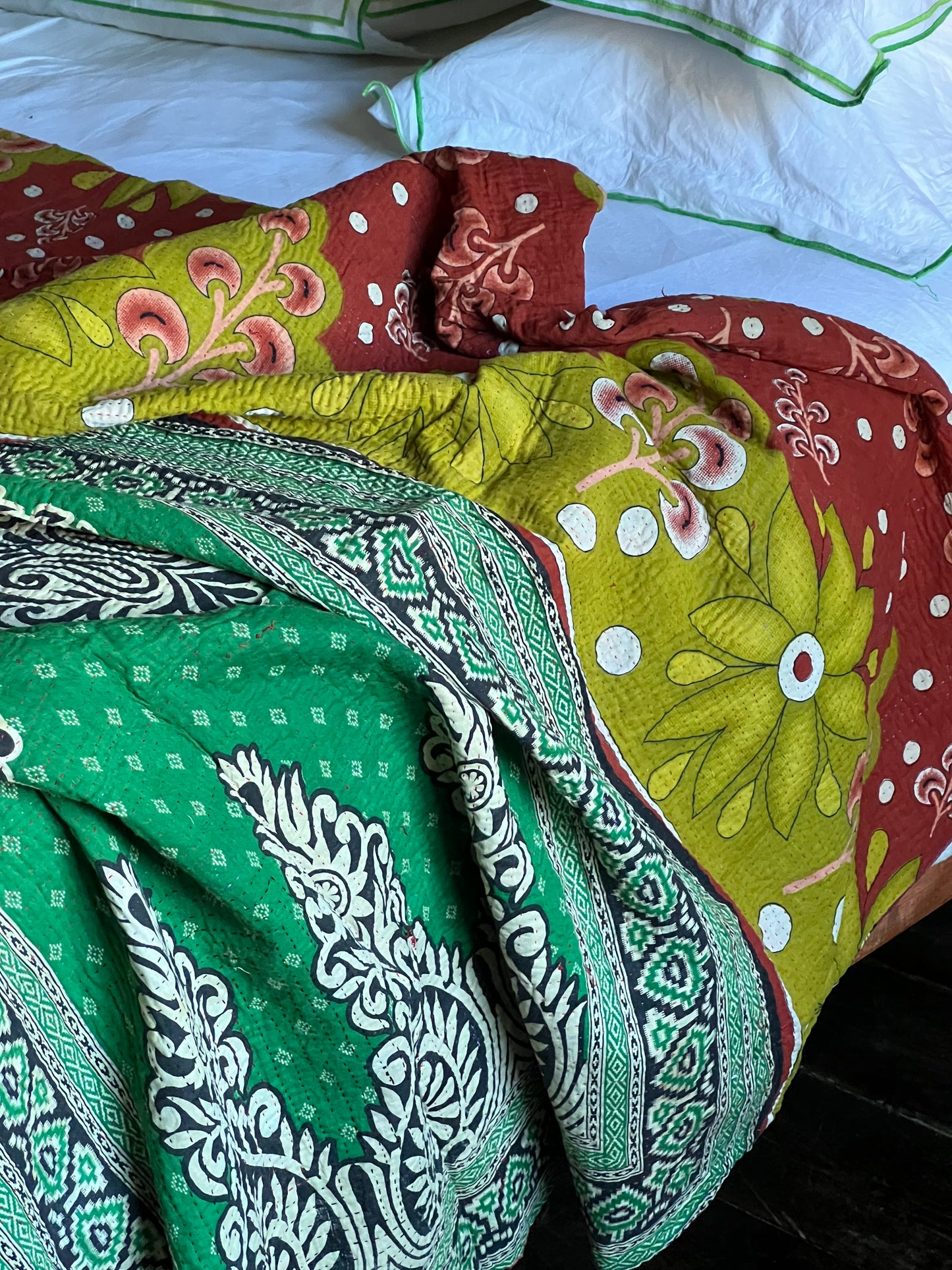 Kantha Quilt ~ Elsie