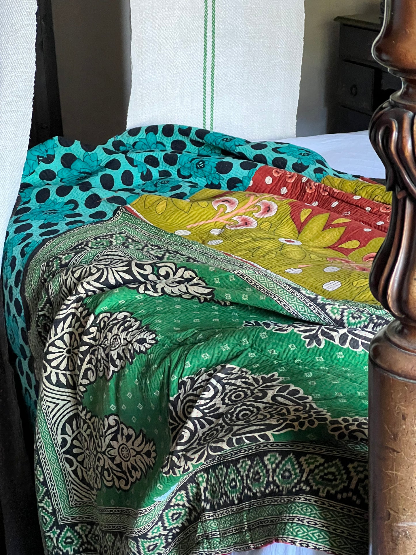 Kantha Quilt ~ Elsie