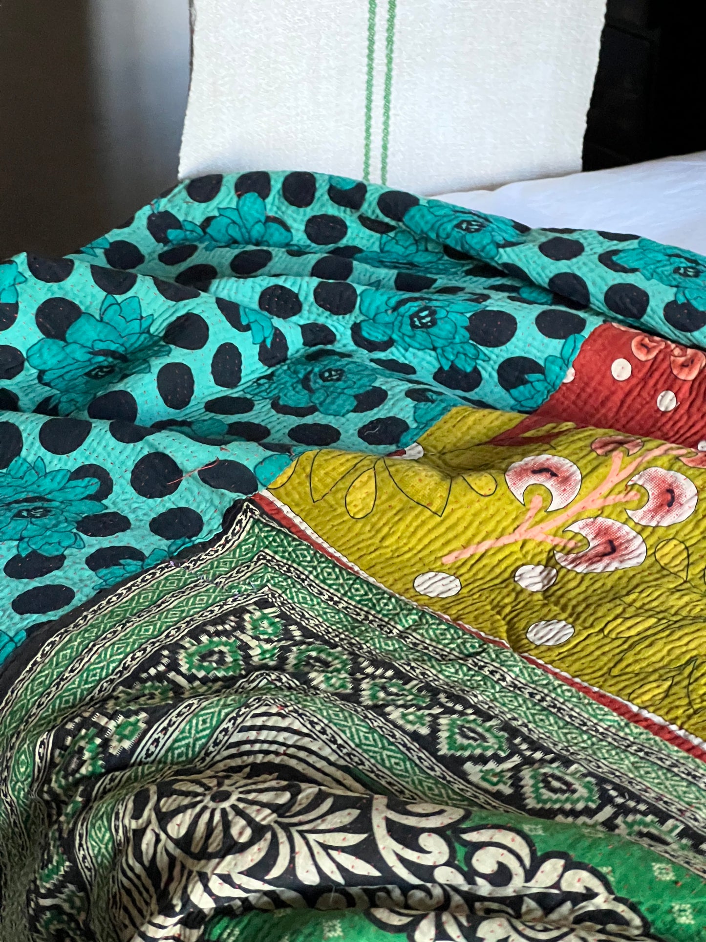 Kantha Quilt ~ Elsie