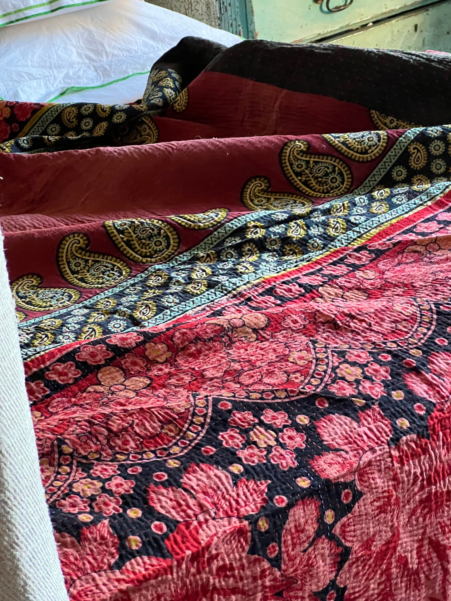 Kantha Quilt ~ Elsie