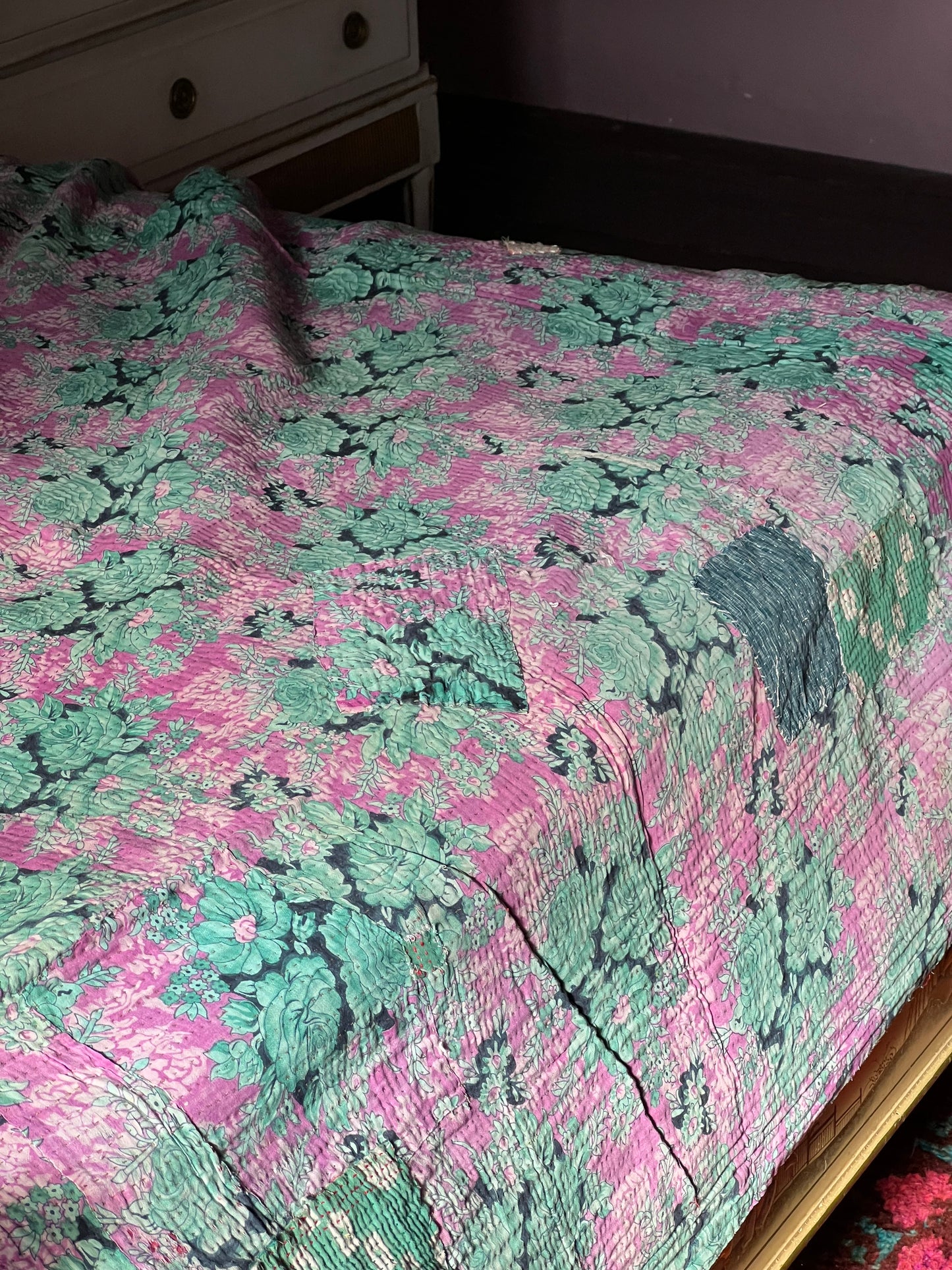 Kantha Quilt ~ Alice