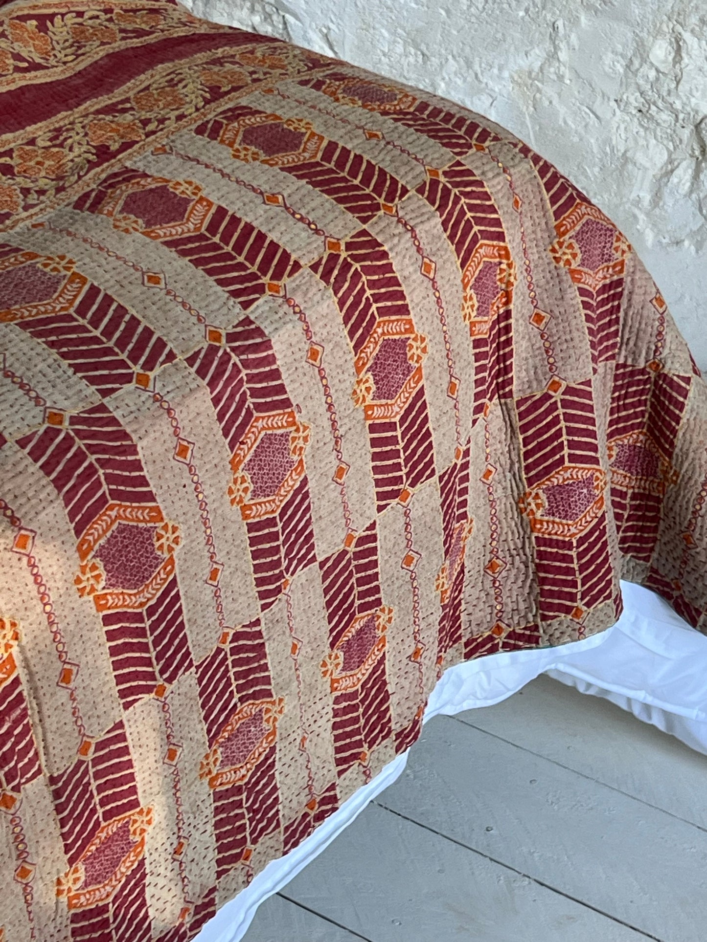 Kantha Quilt ~ Dolores