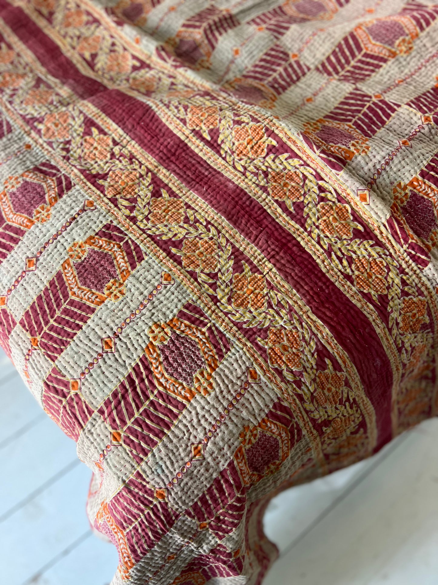 Kantha Quilt ~ Dolores