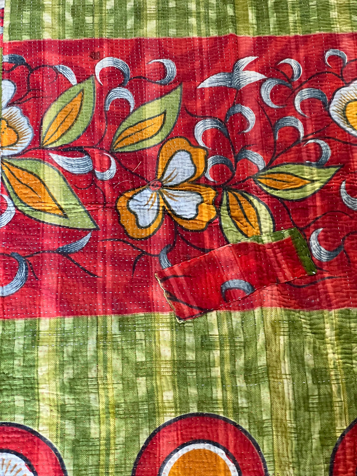 Kantha Quilt ~ Calista