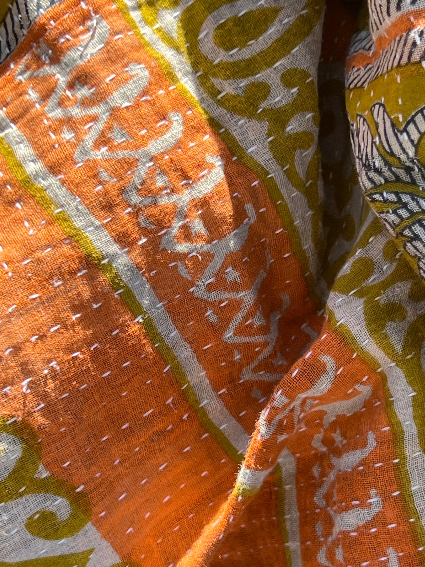 Kantha Quilt ~ Autumn