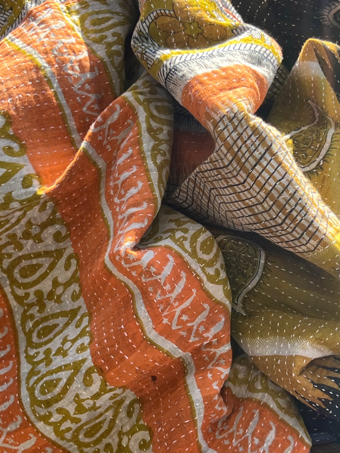 Kantha Quilt ~ Autumn