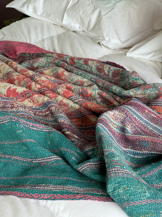 Kantha Quilt ~ Ethel