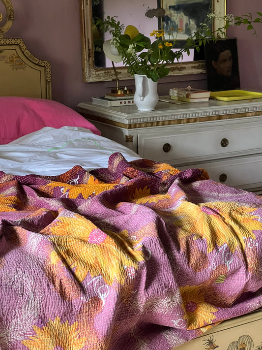 Kantha Quilt ~ Jemima