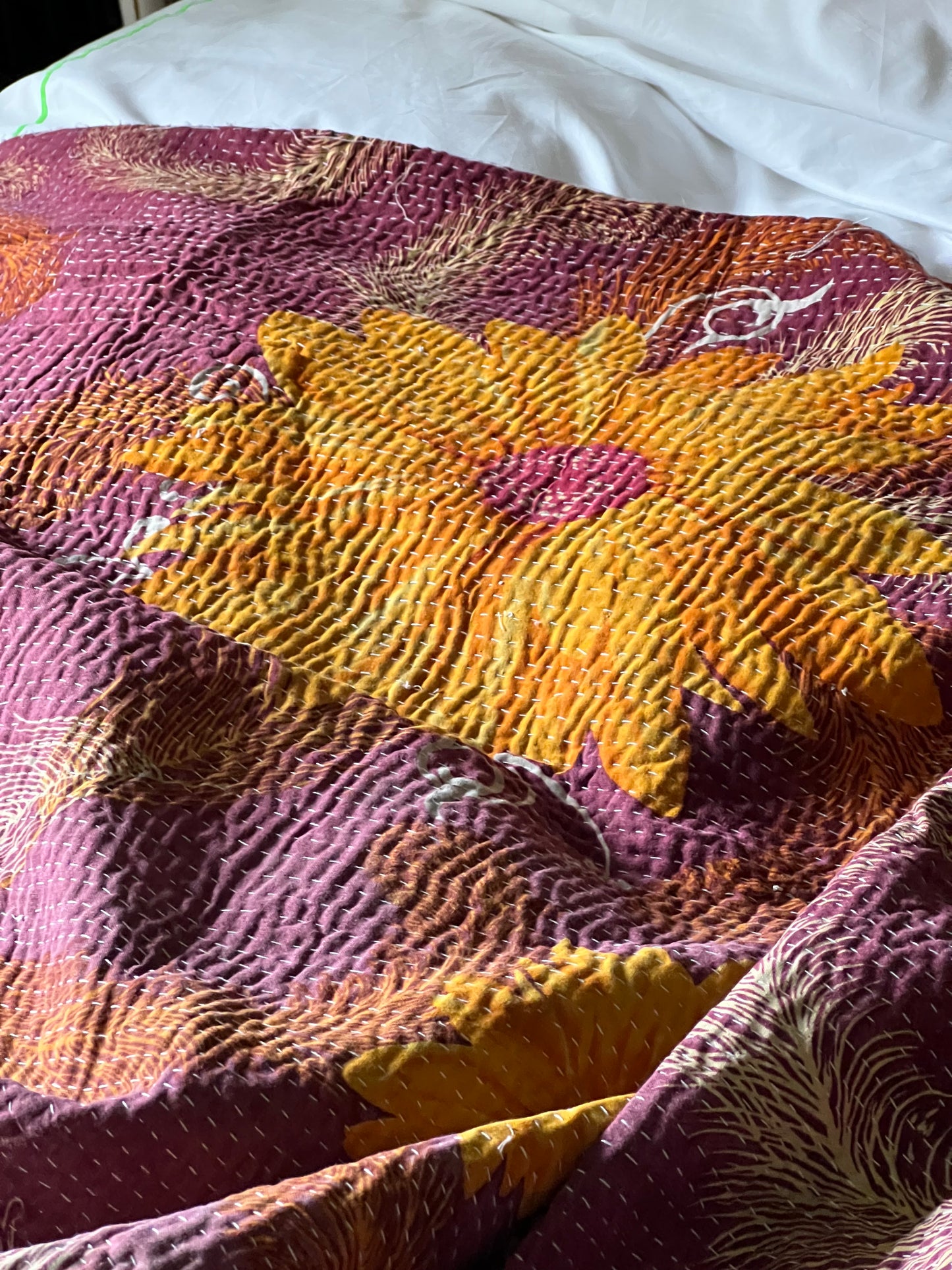 Kantha Quilt ~ Jemima