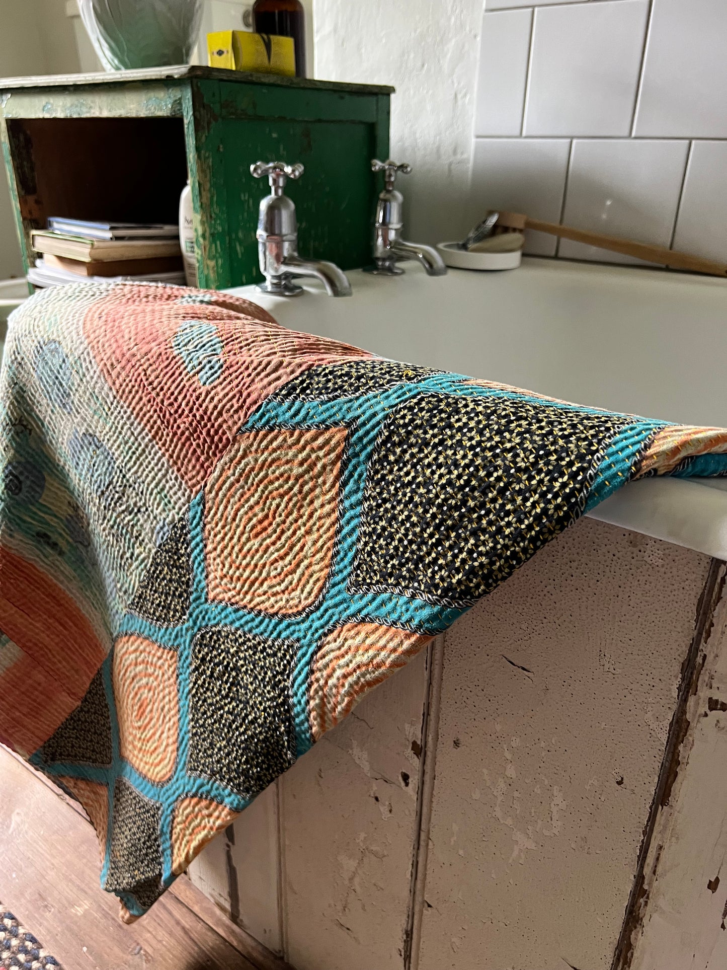 Kantha Quilt ~ Nemo