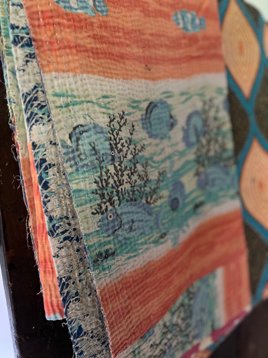 Kantha Quilt ~ Nemo