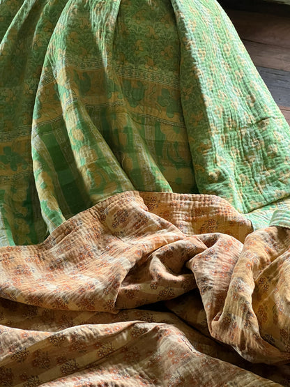 Kantha Quilt ~ Margery