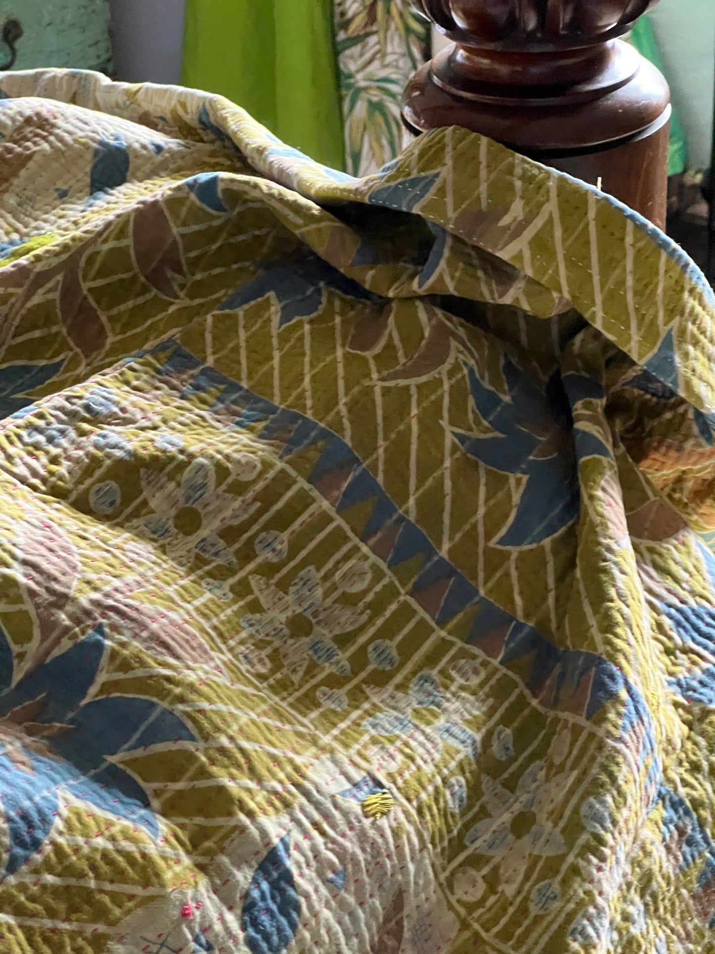 Kantha Quilt ~ Esther