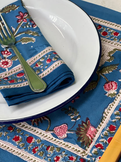 Table Linen ~ Place Mat and Napkin X 6 ~ Skye