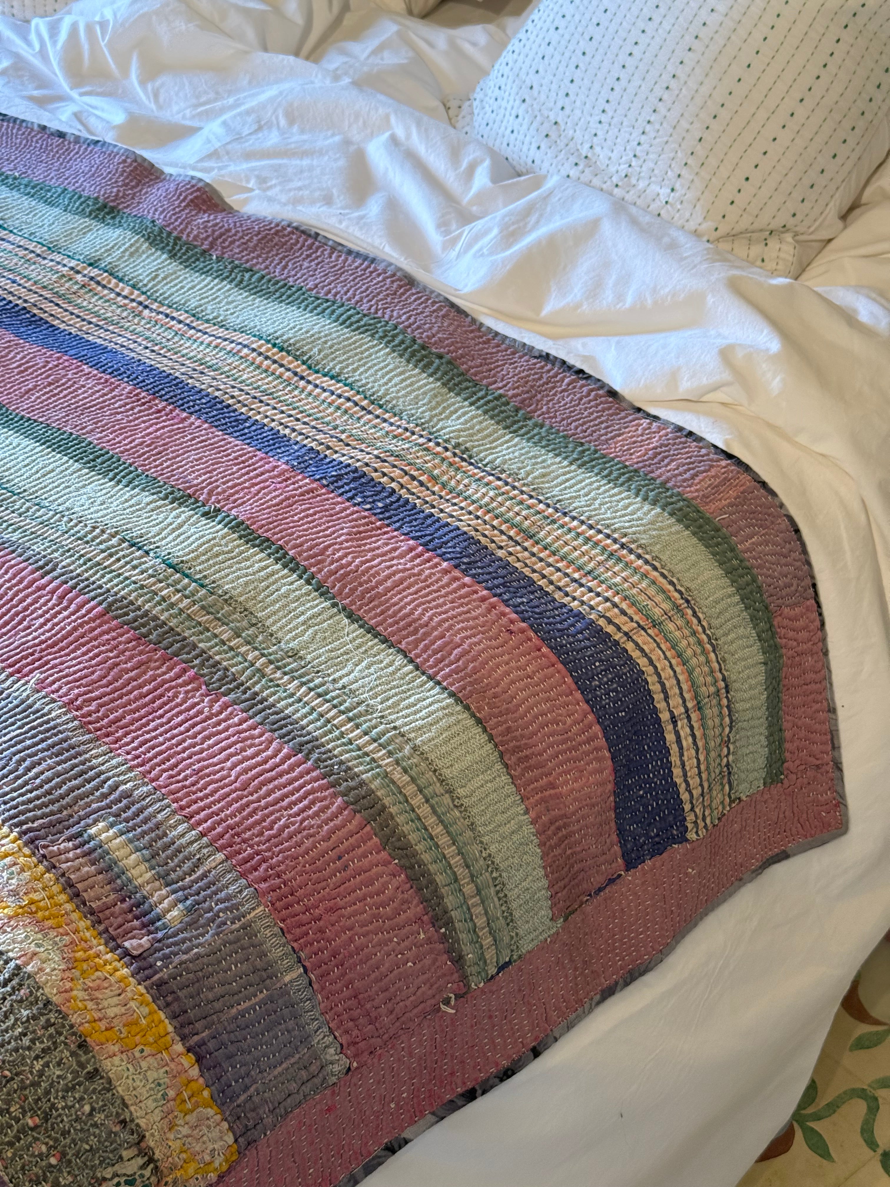 Kantha Quilt 2605