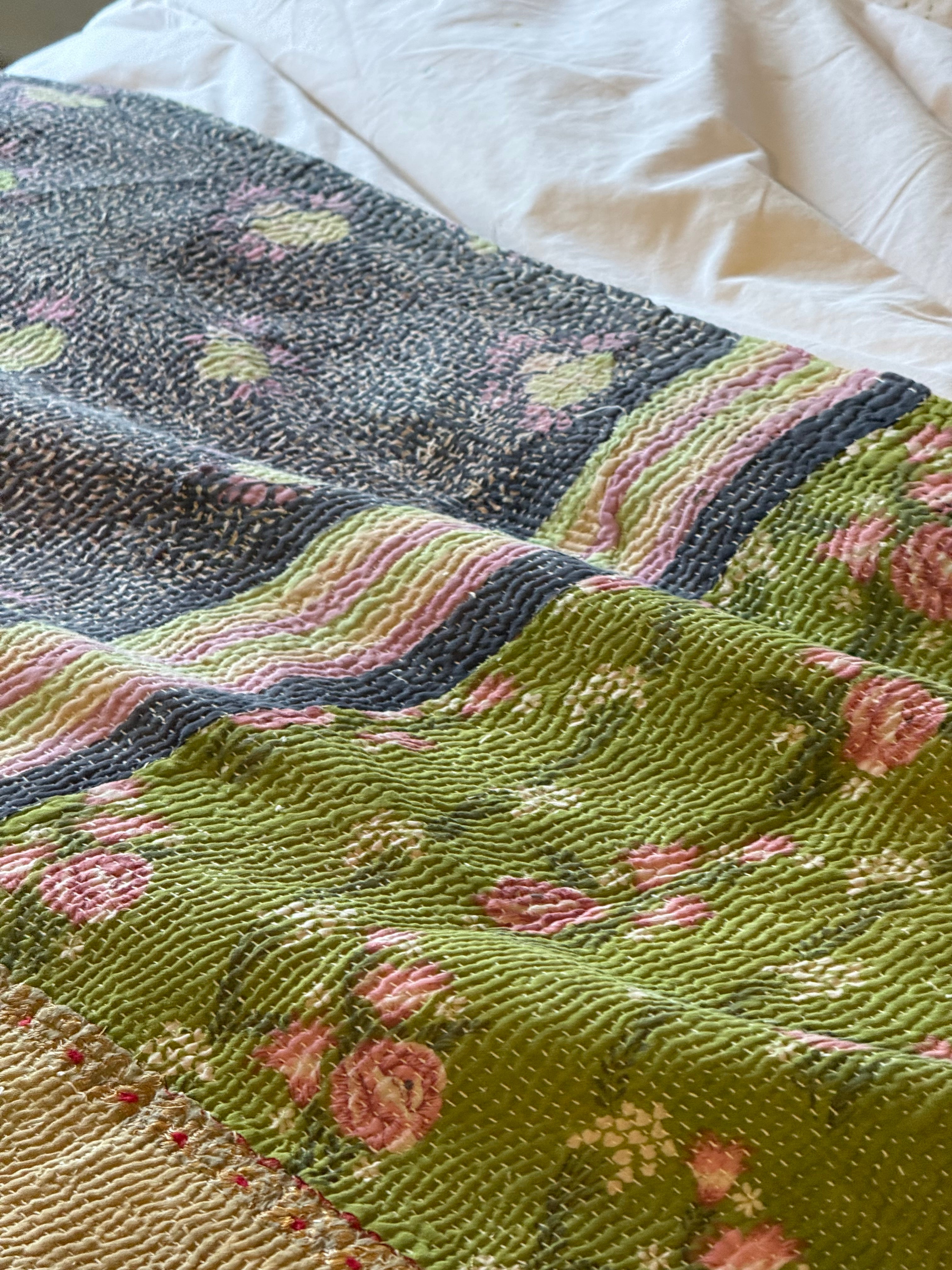 Kantha Quilt 2603