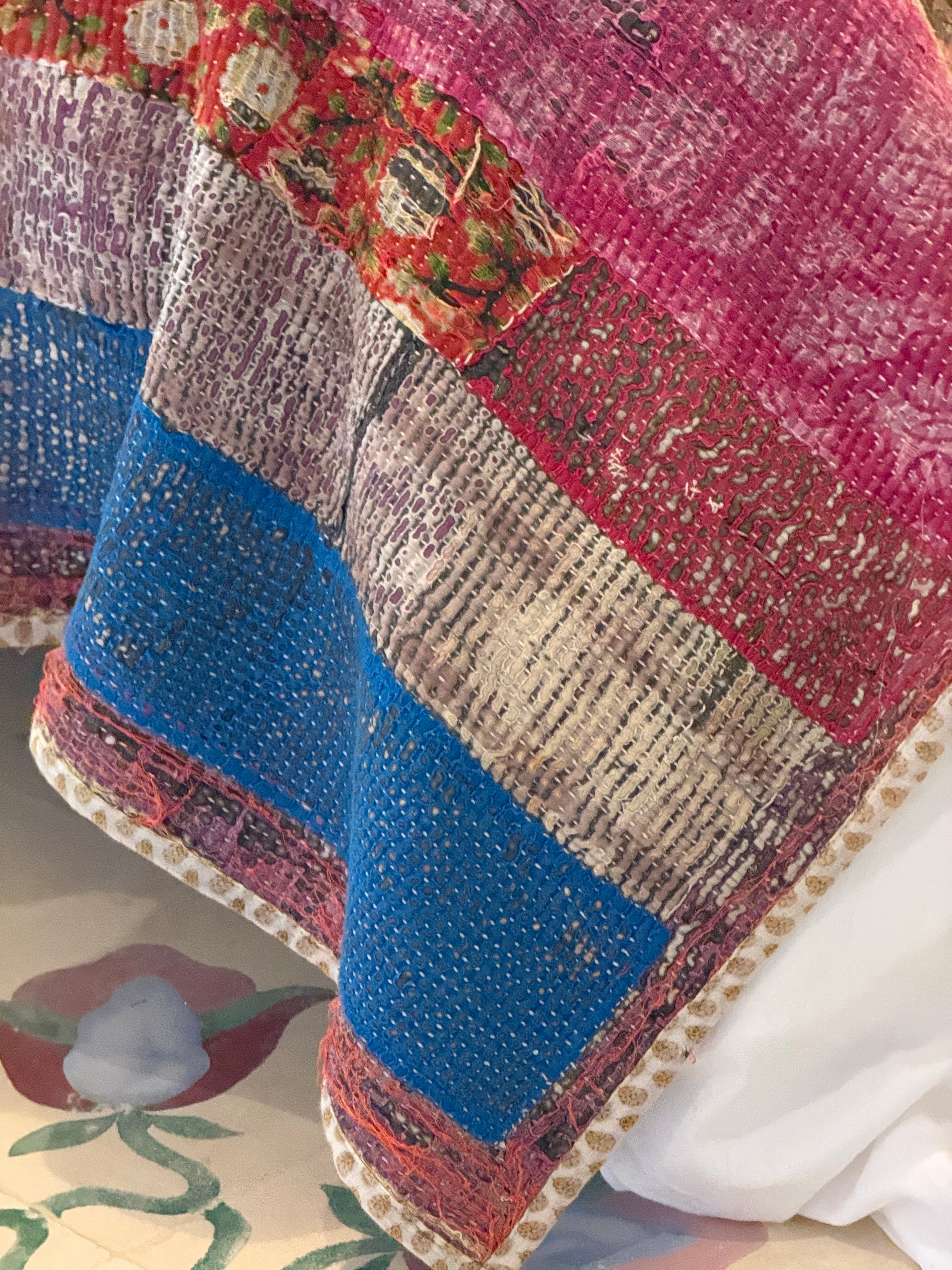 Kantha Quilt 2609