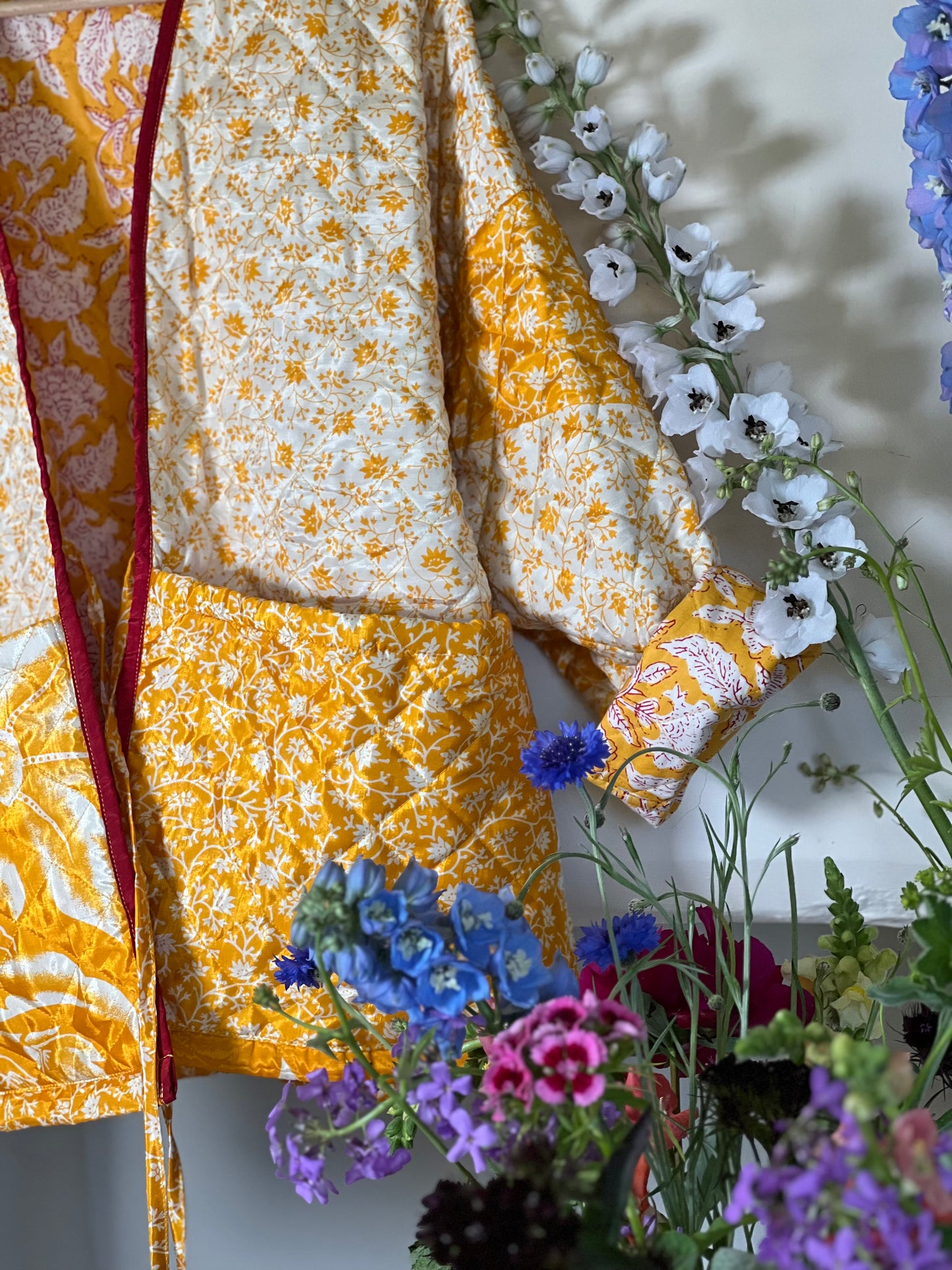 Limited Edition Silk Sari Jacket ~ Sunshine