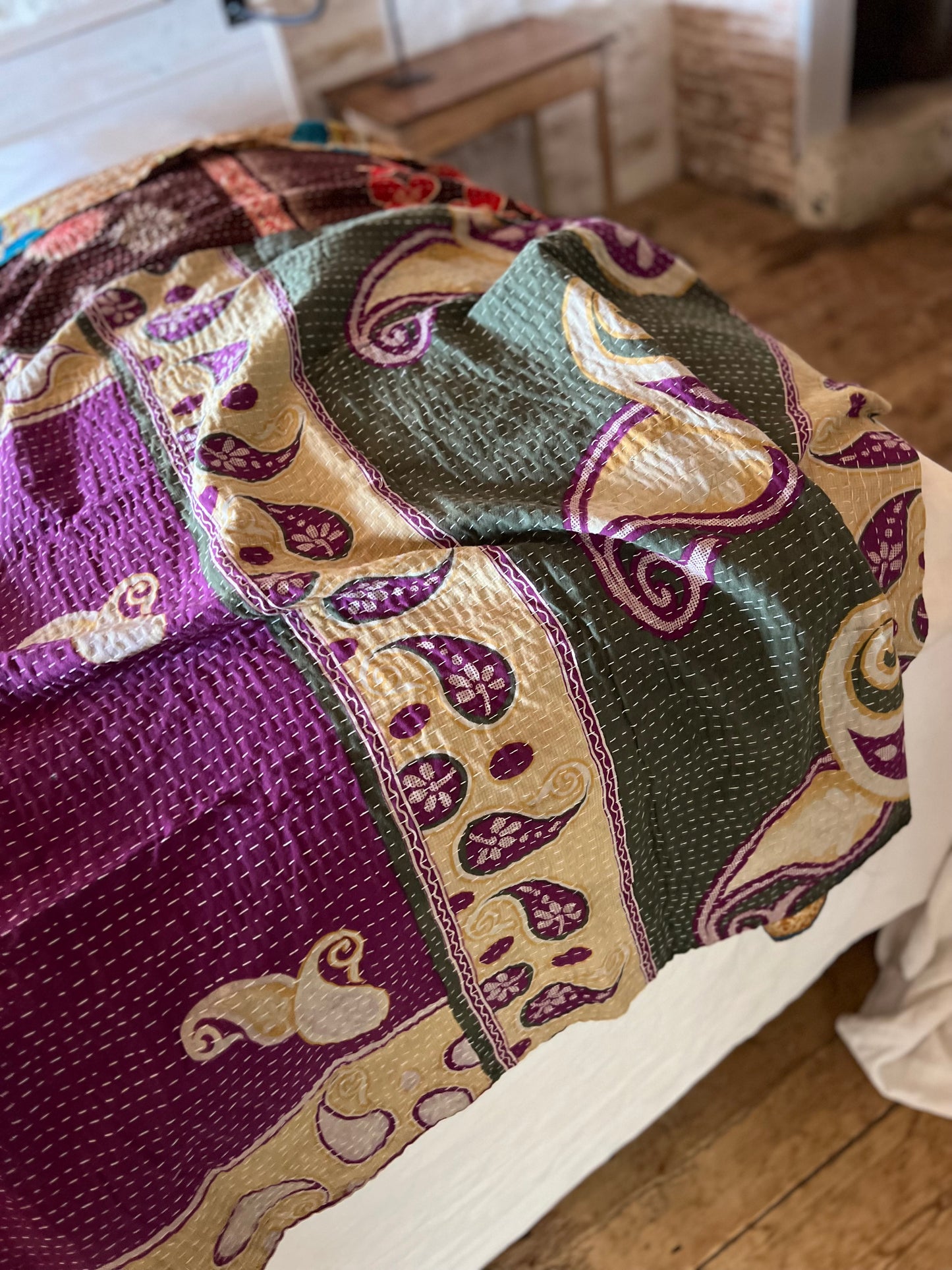 Kantha Quilt ~ Claudia