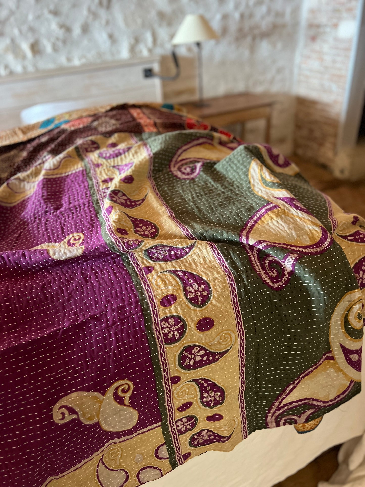 Kantha Quilt ~ Claudia