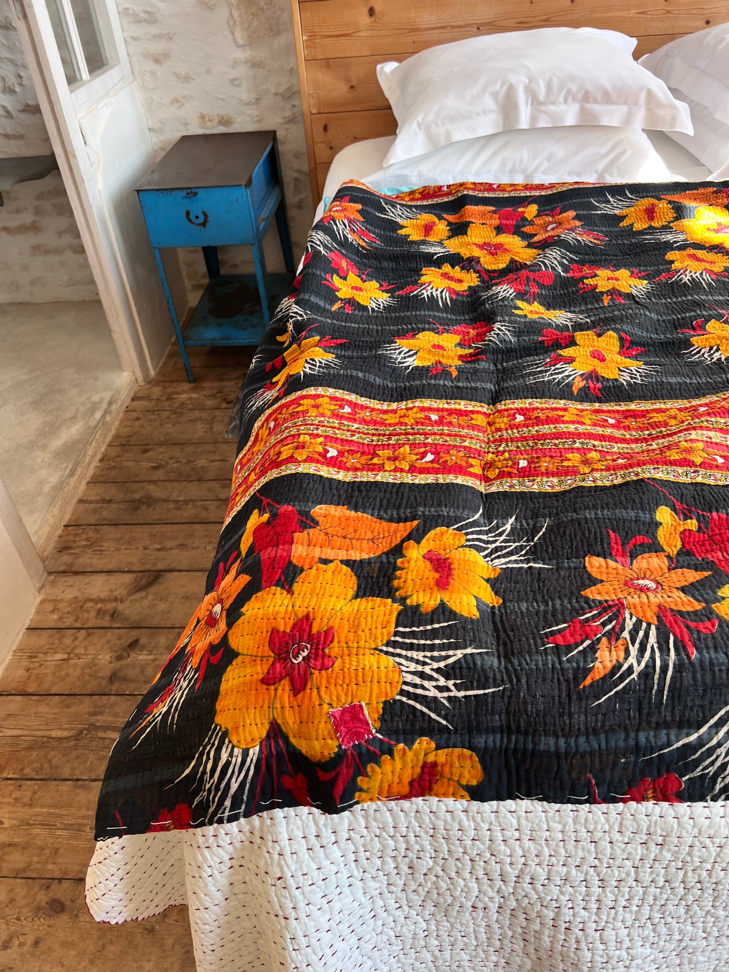 Kantha Quilt ~ Rochelle