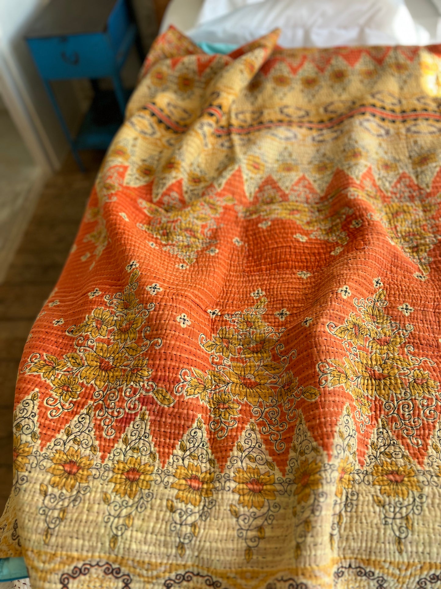 Kantha Quilt ~ Rochelle