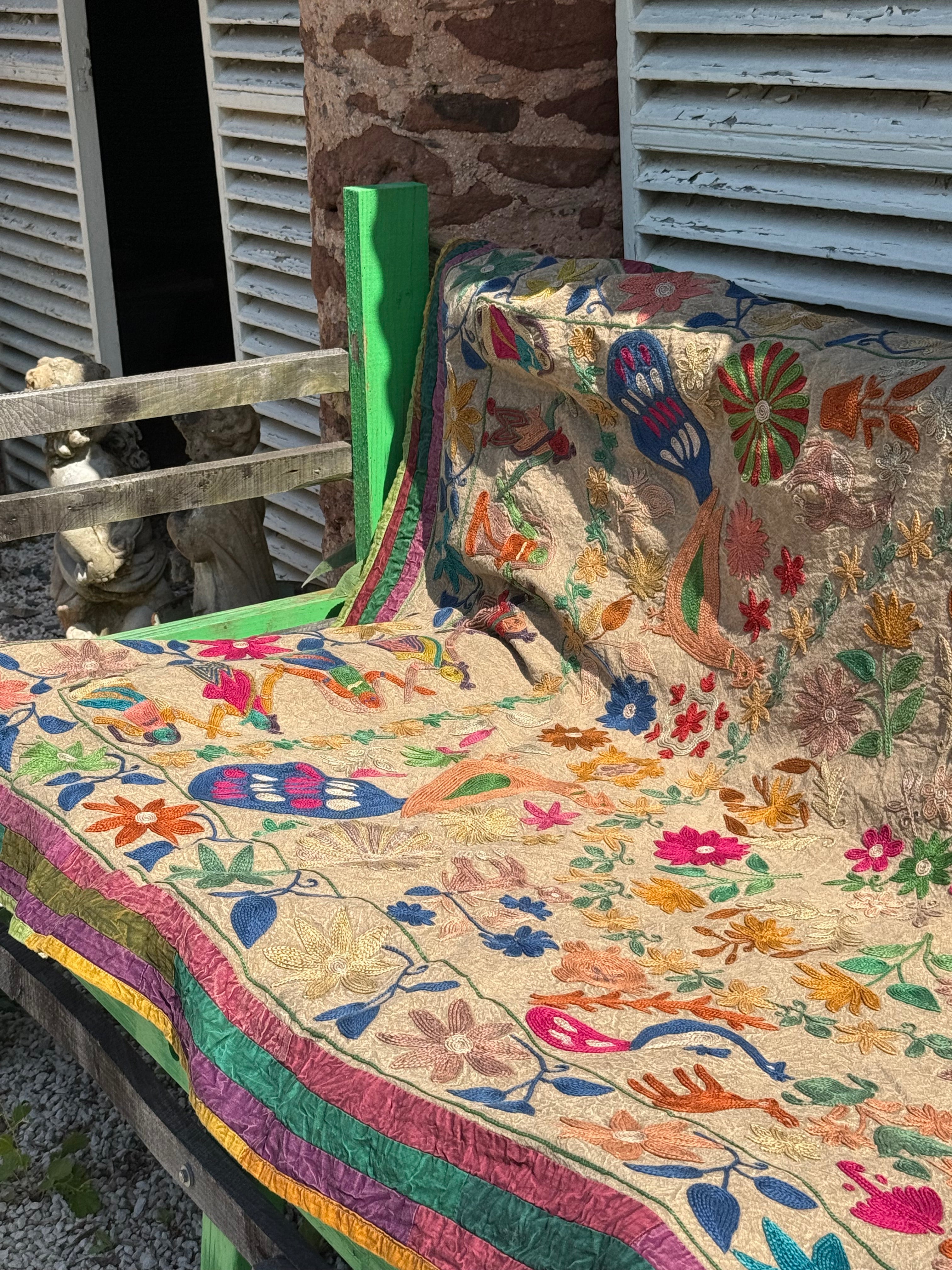 Folk SUZANI Quilt ~ Nomad