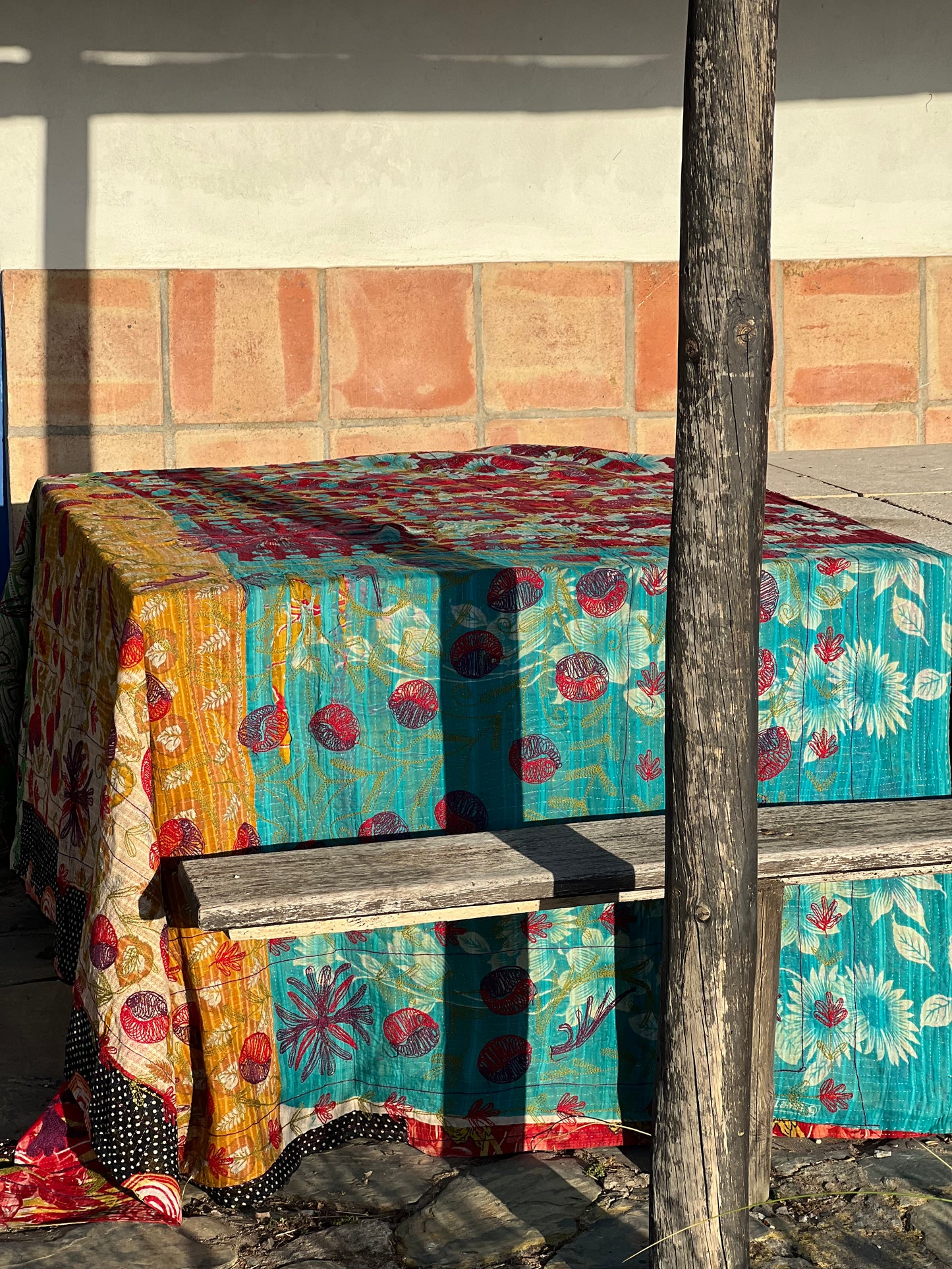 SUZANI Kantha Quilt ~ Lisbon