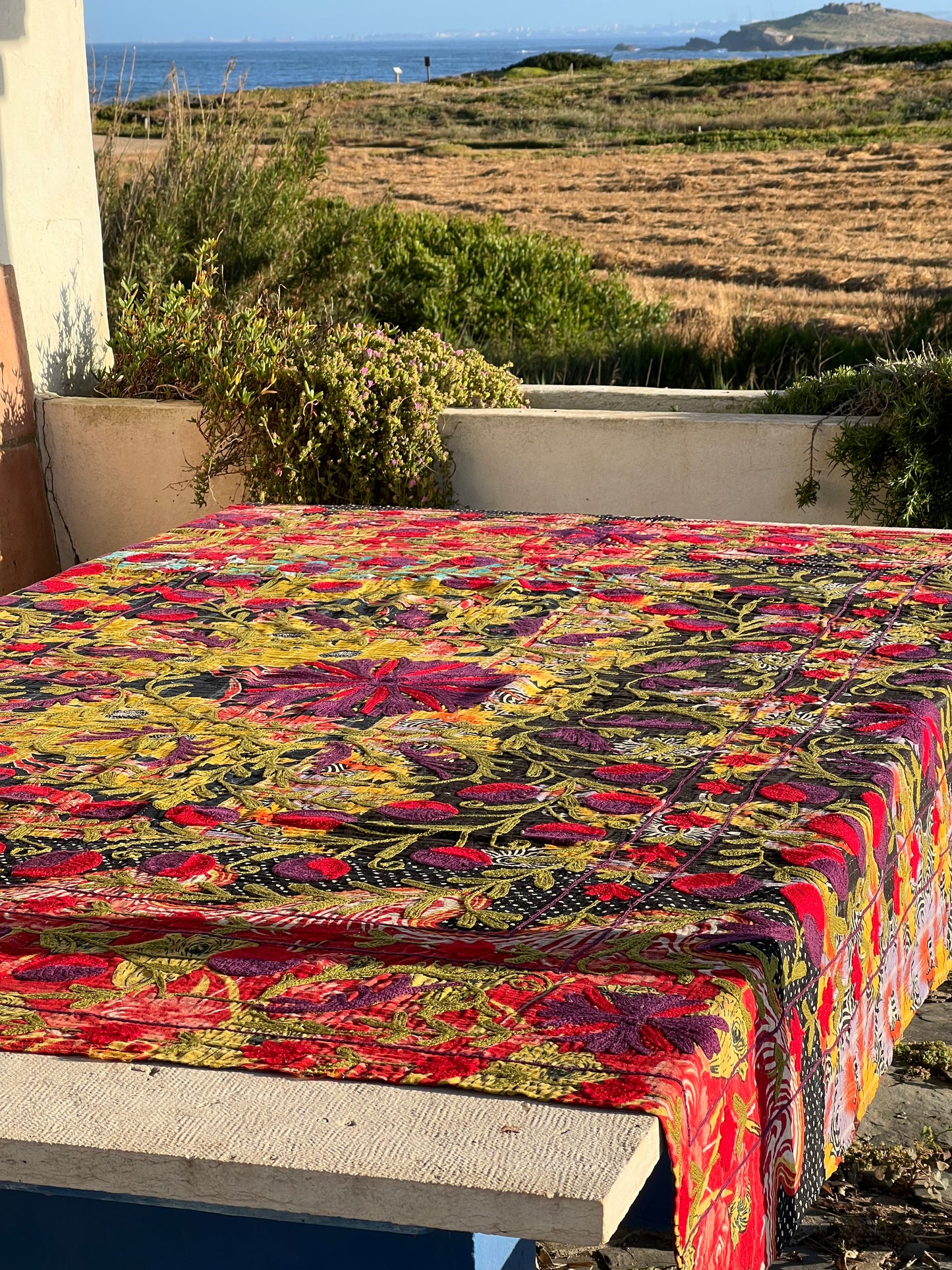 SUZANI Kantha Quilt ~ Lisbon