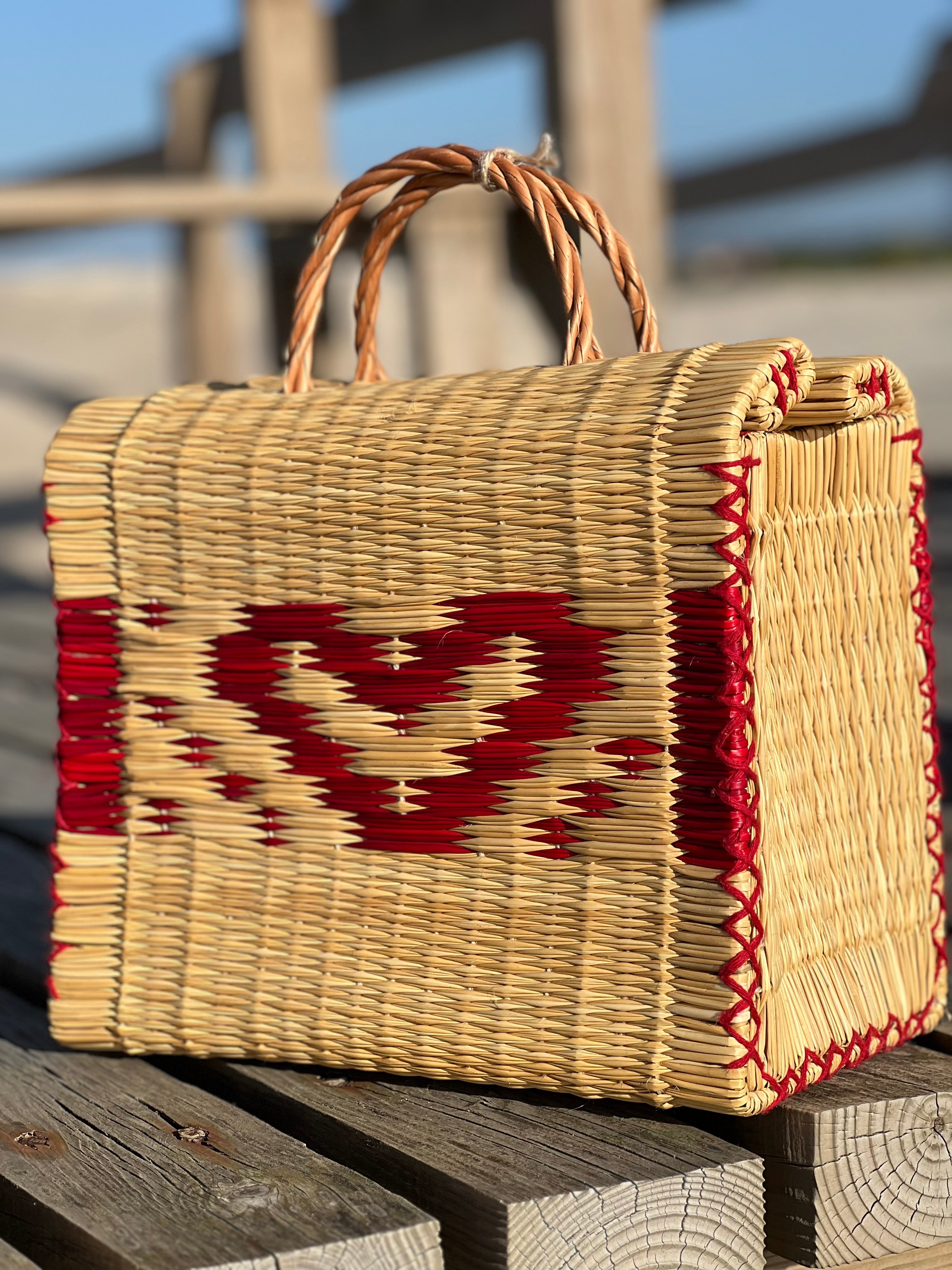 Baskets Portuguese Artisan Baskets Tote Bags Kantha Beach