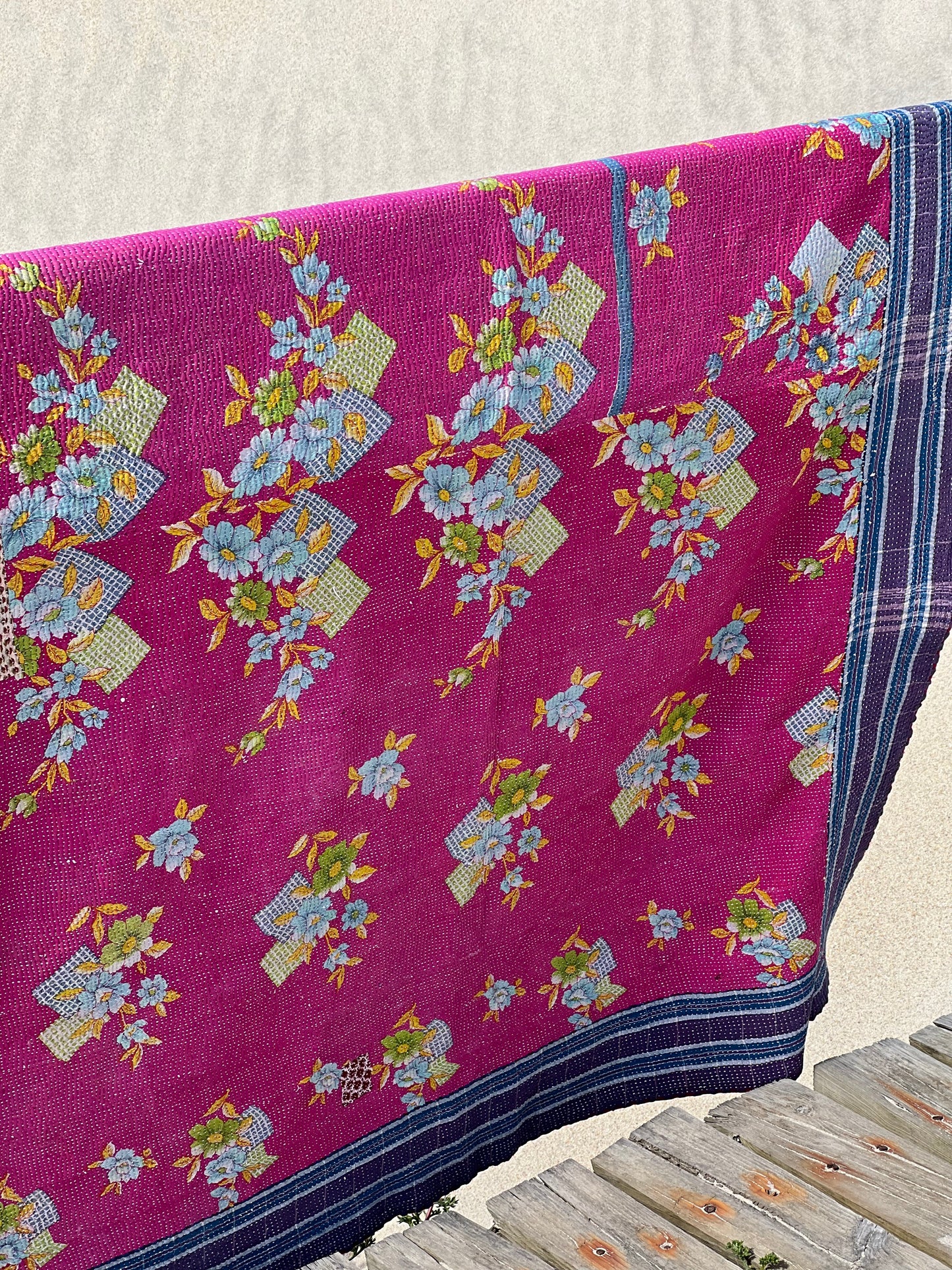 Kantha Quilt ~ Bailey