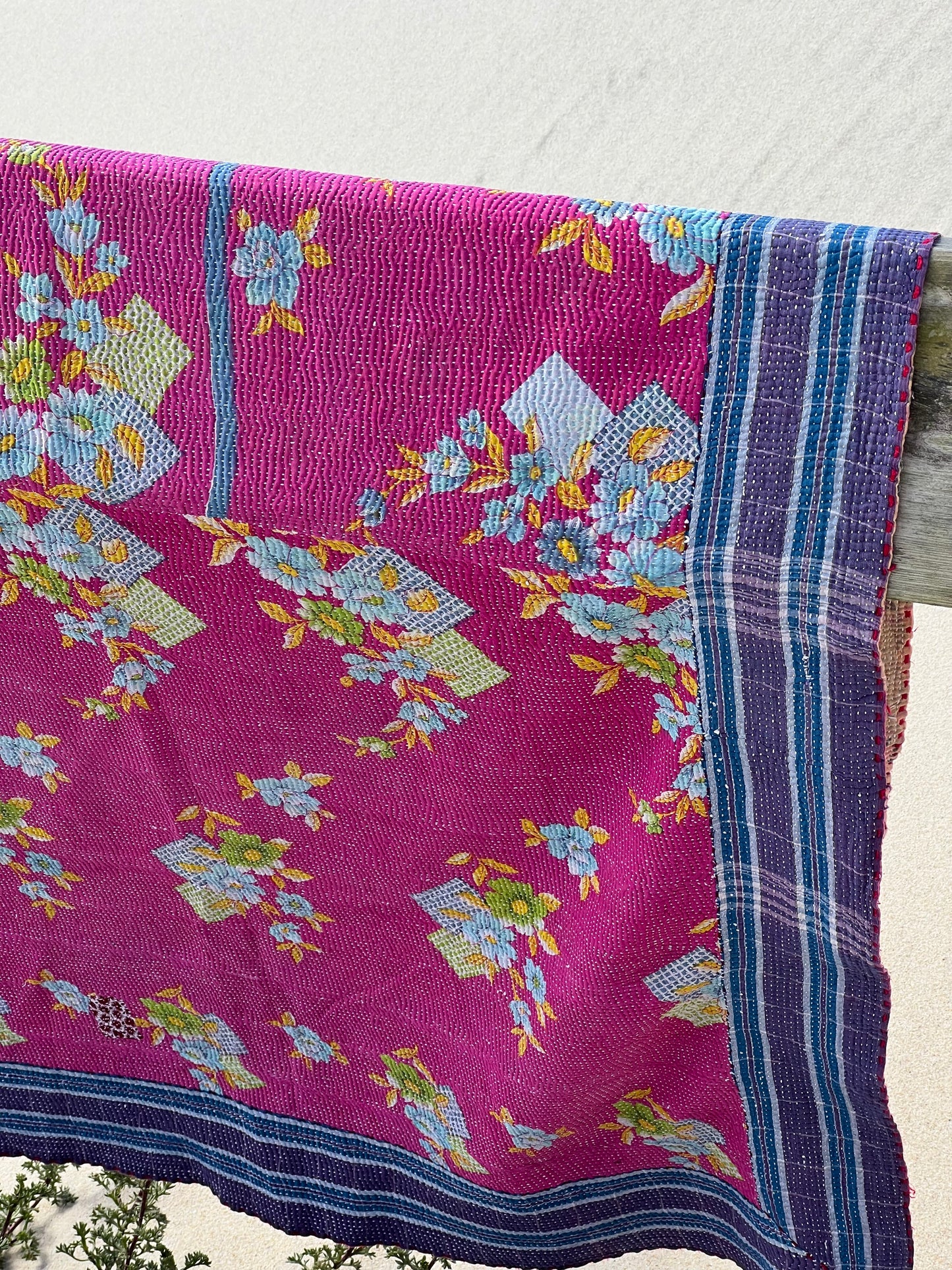 Kantha Quilt ~ Bailey