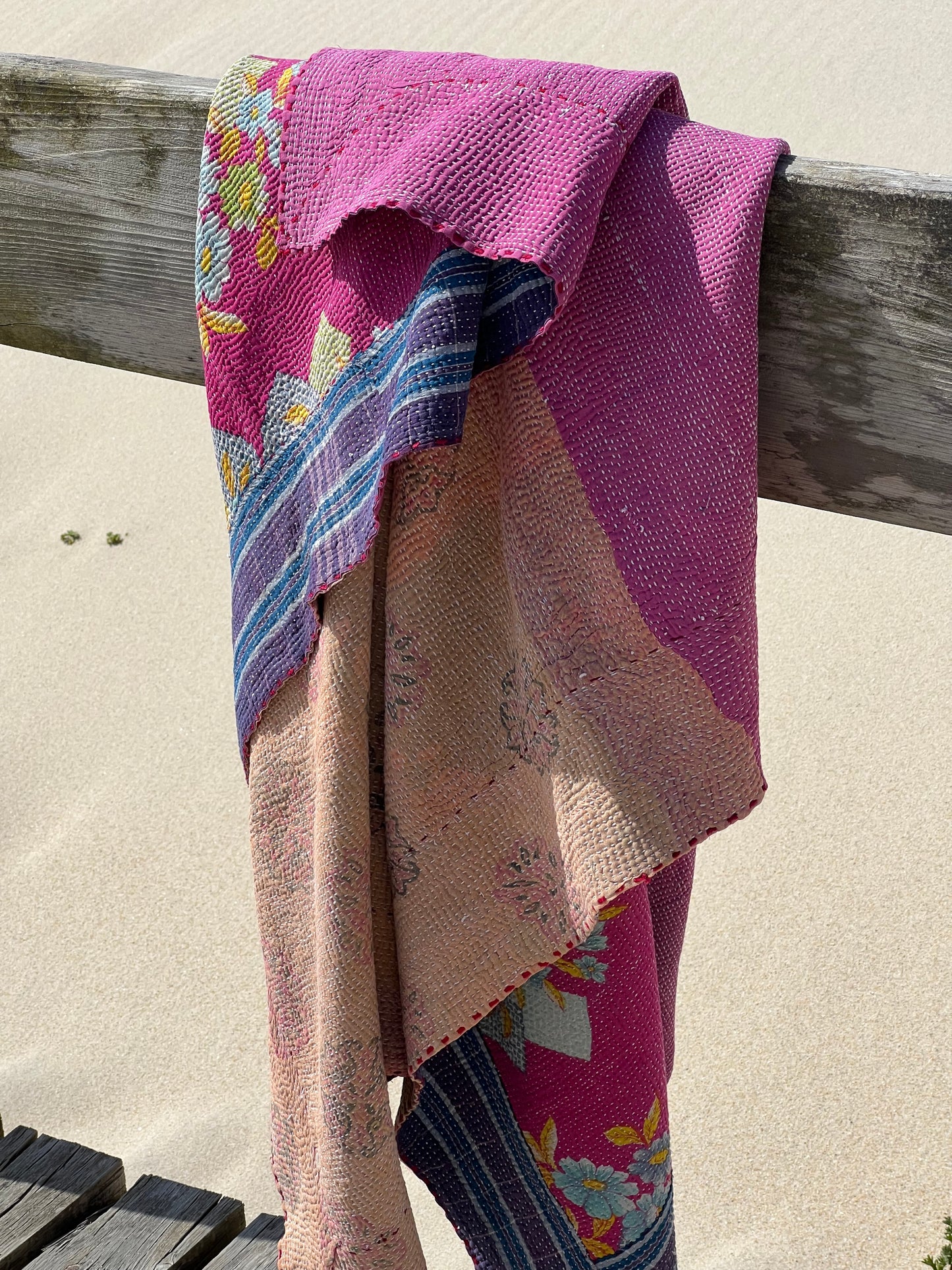 Kantha Quilt ~ Bailey