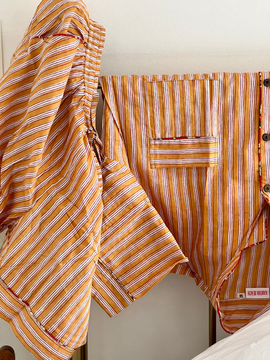 Tangerine Shorties ~ Pyjamas