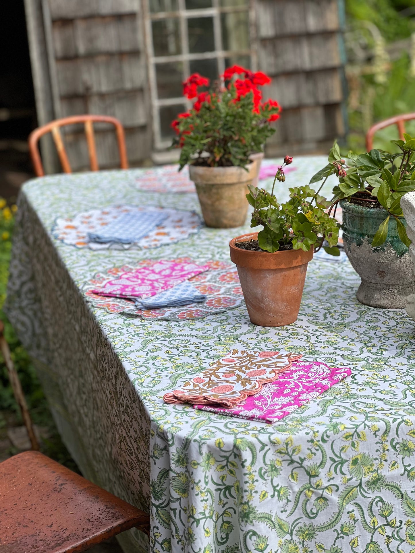 Table Mat and Napkin Sets ~ Mixed Print ~ Sets of 4 (Table Linen )