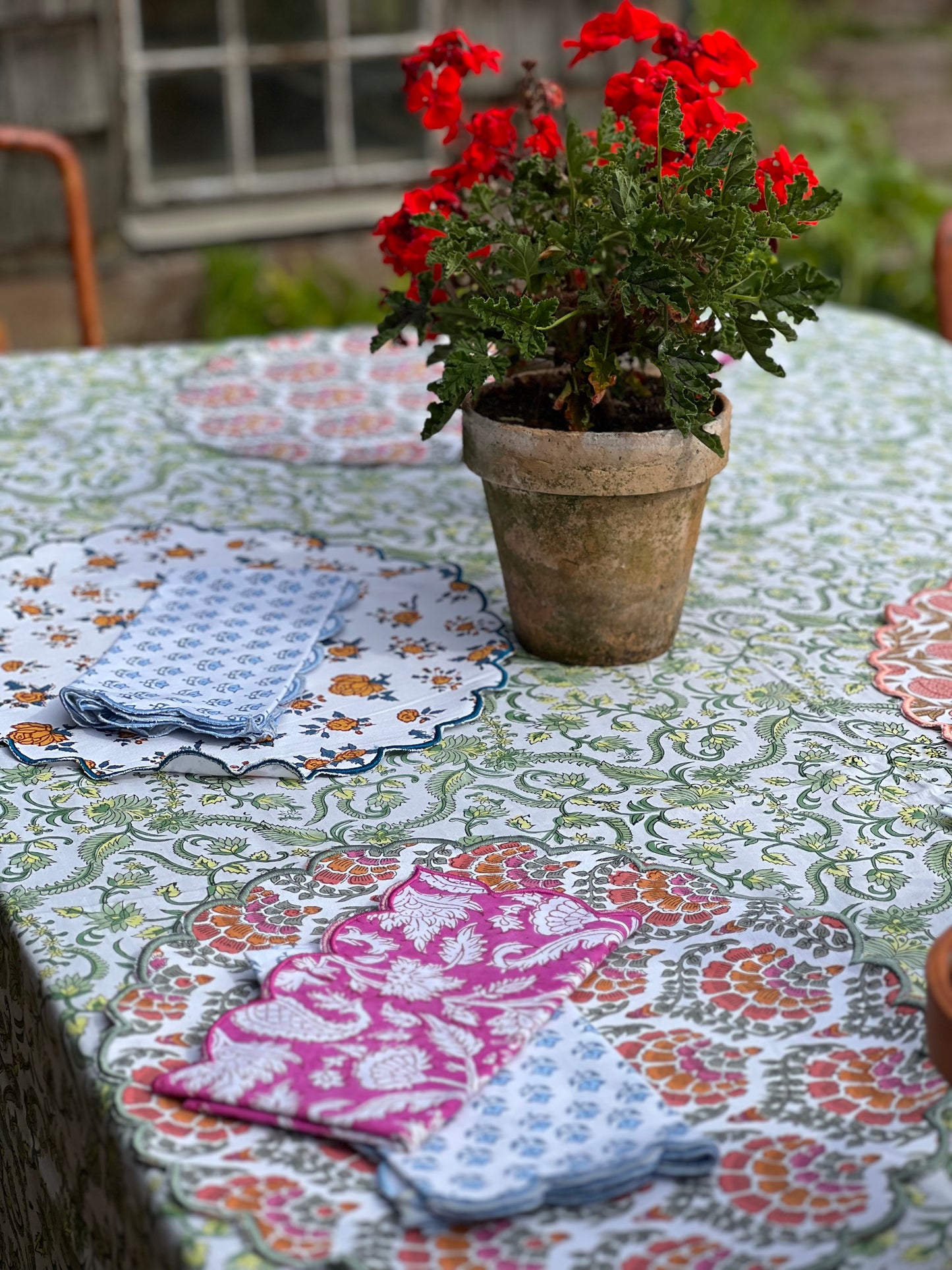 Table Mat and Napkin Sets ~ Mixed Print ~ Sets of 4 (Table Linen )