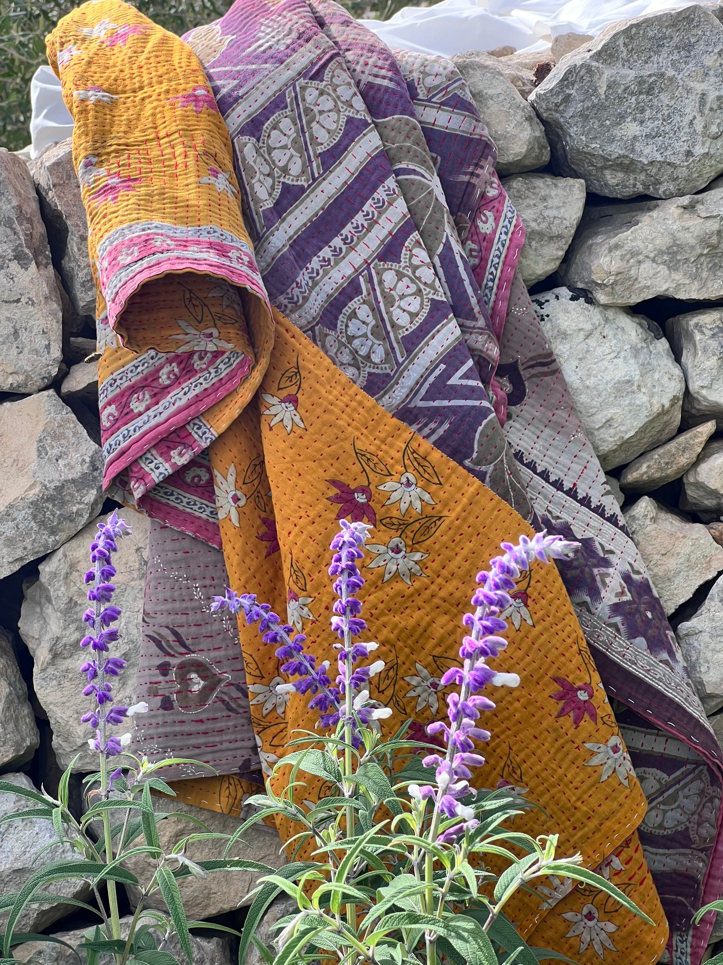 Kantha Quilt ~ Pozzallo