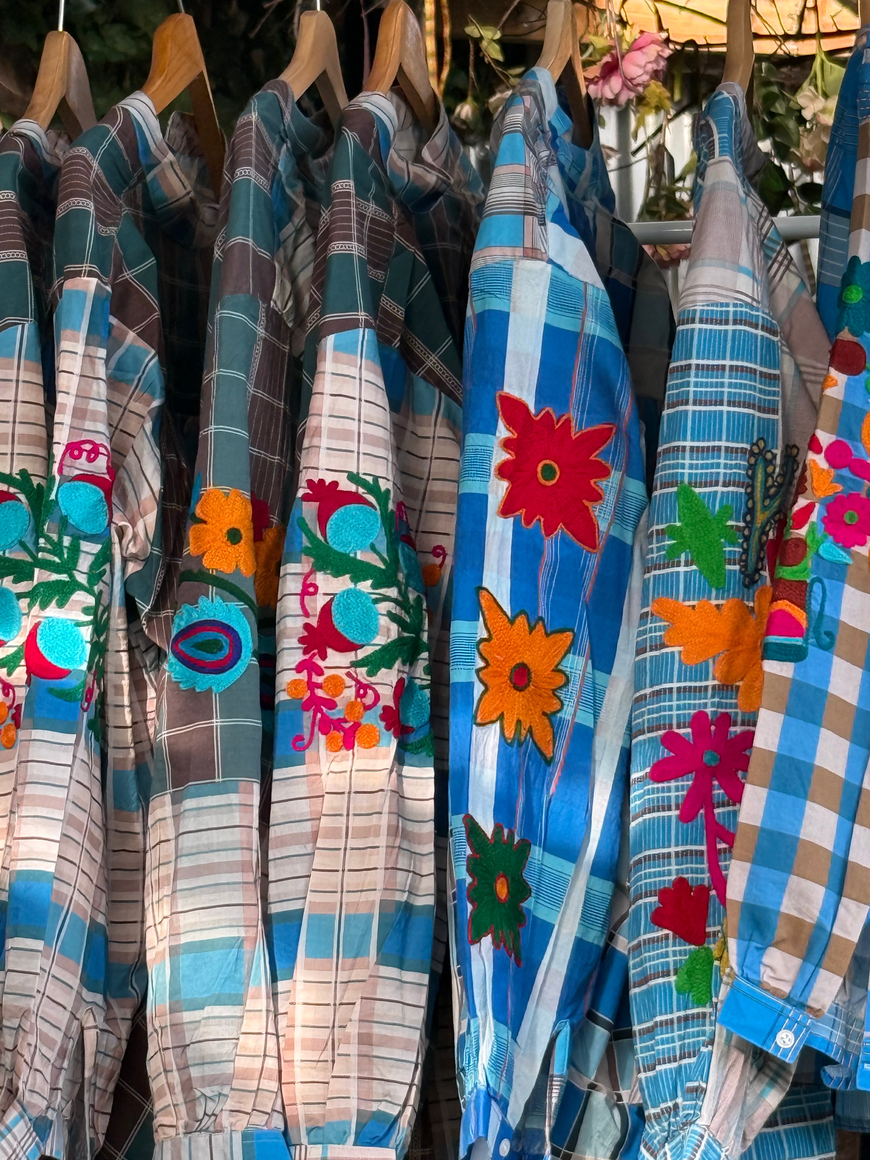 The Souk Blouse ~ Blue Hues